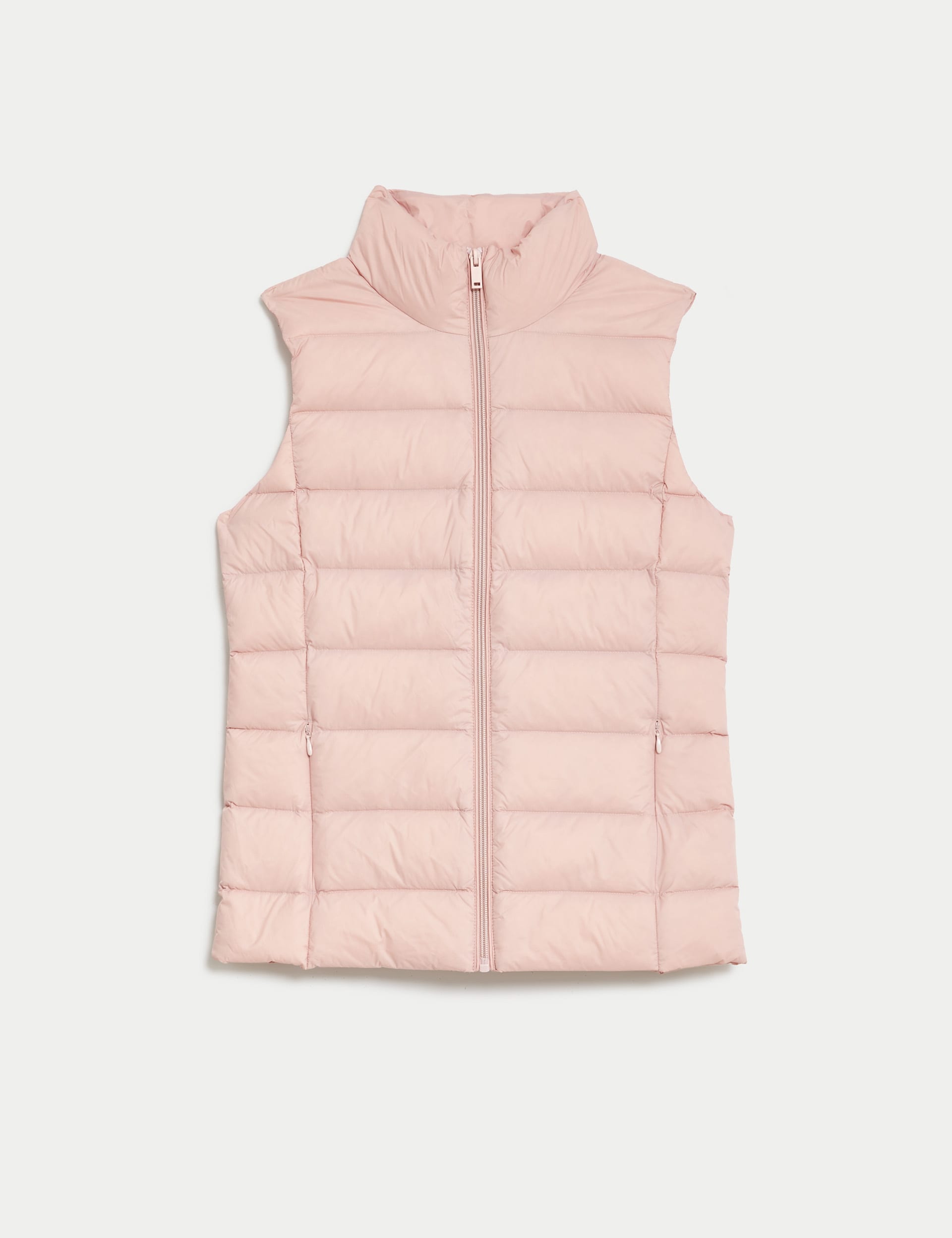 Feather & Down Quilted Packaway Puffer Gilet