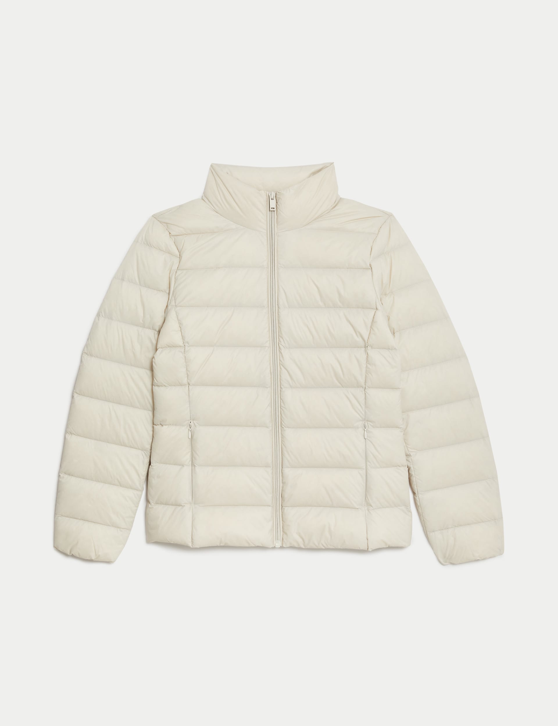 Feather & Down Quilted Packaway Puffer Jacket