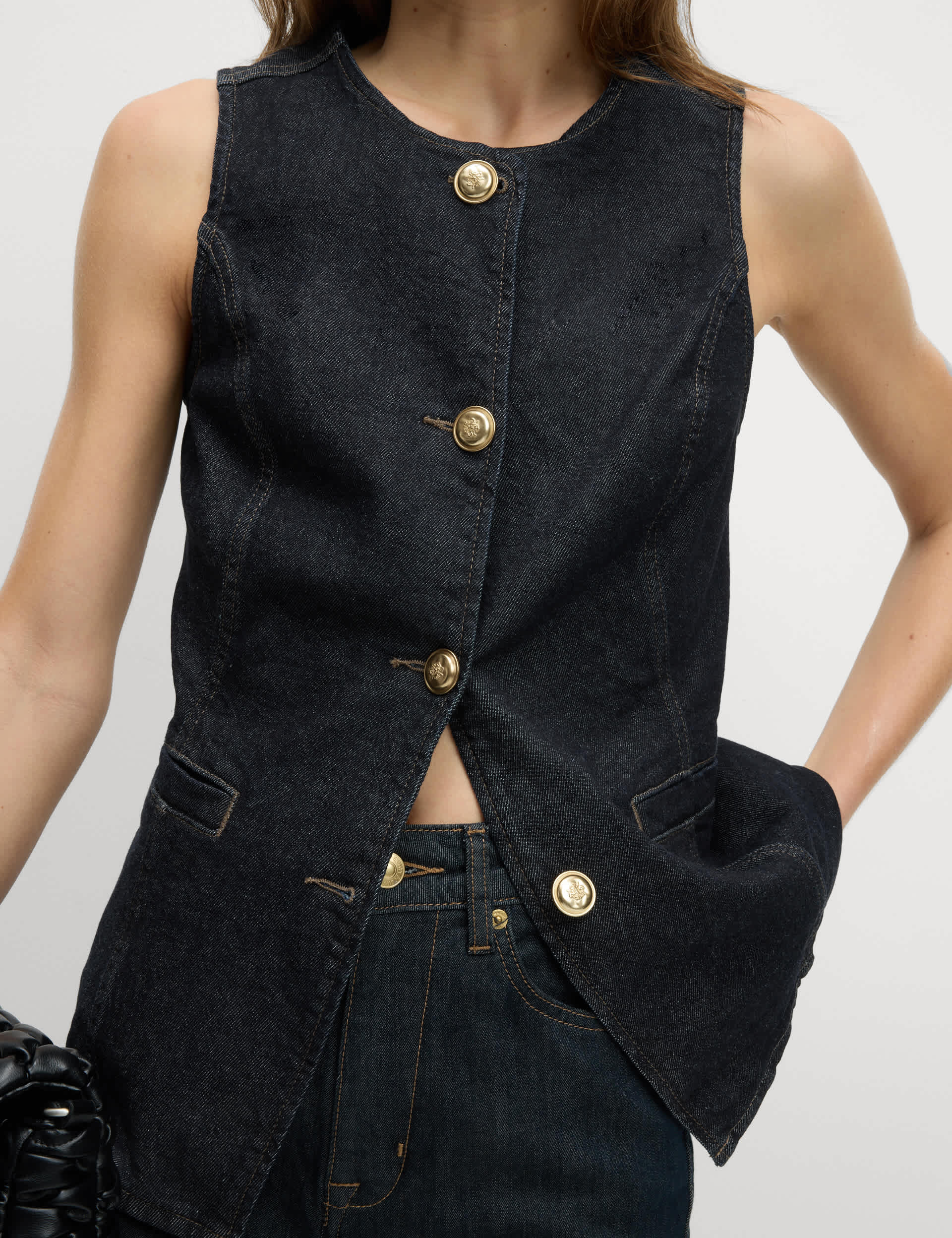 Denim Waistcoat | M&S Collection | M&S