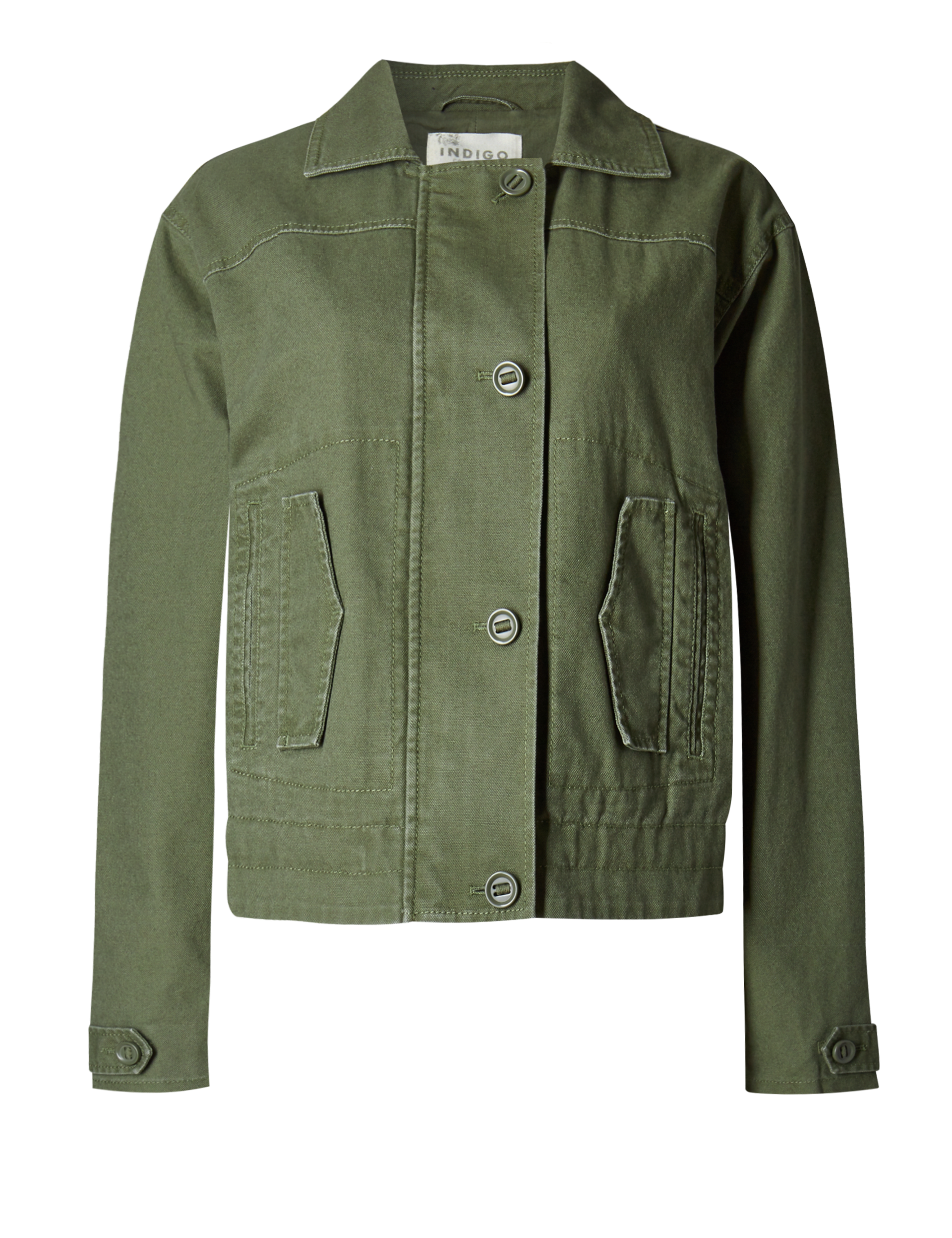 Pure Cotton Utility Jacket Image 2 of 5