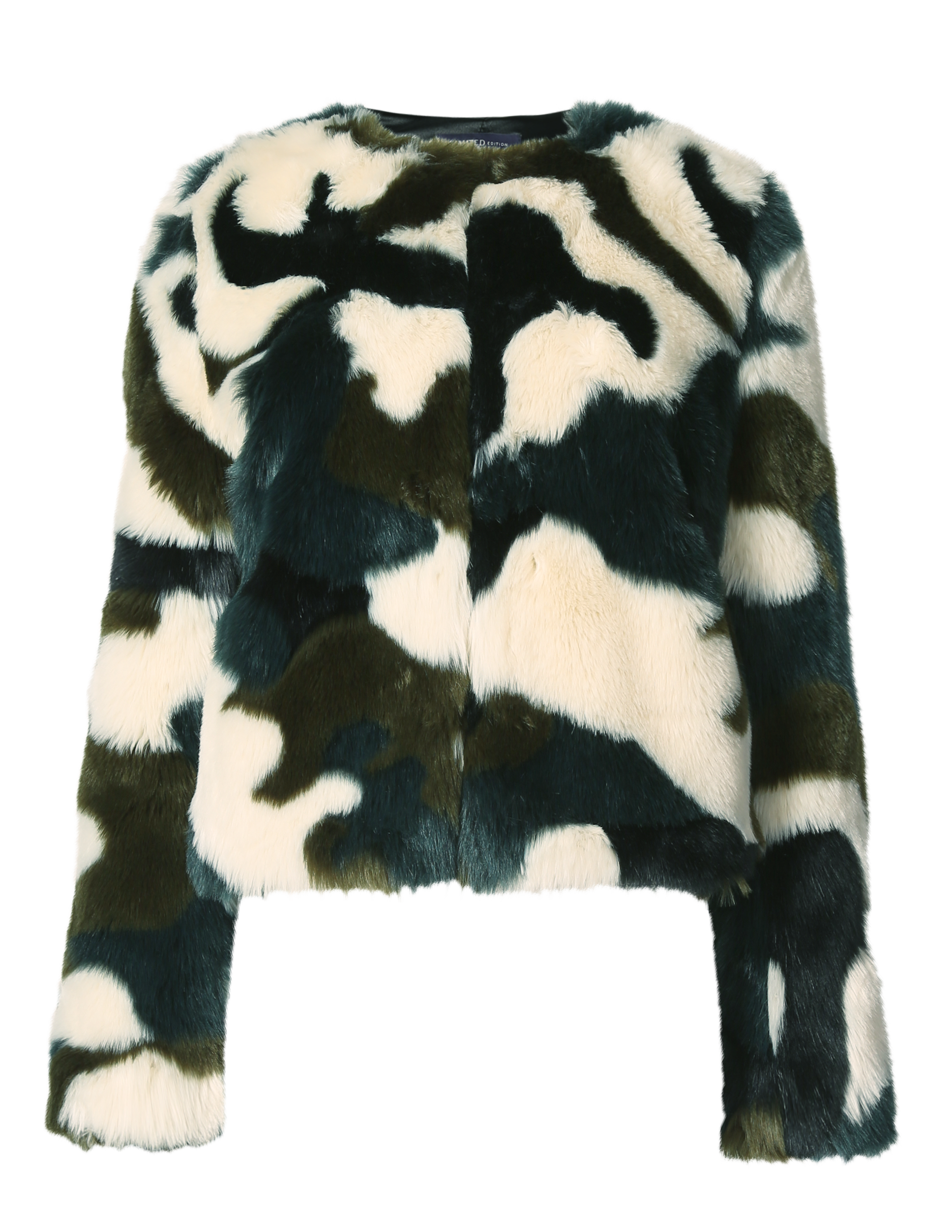Camouflage Faux Fur Jacket Image 2 of 5