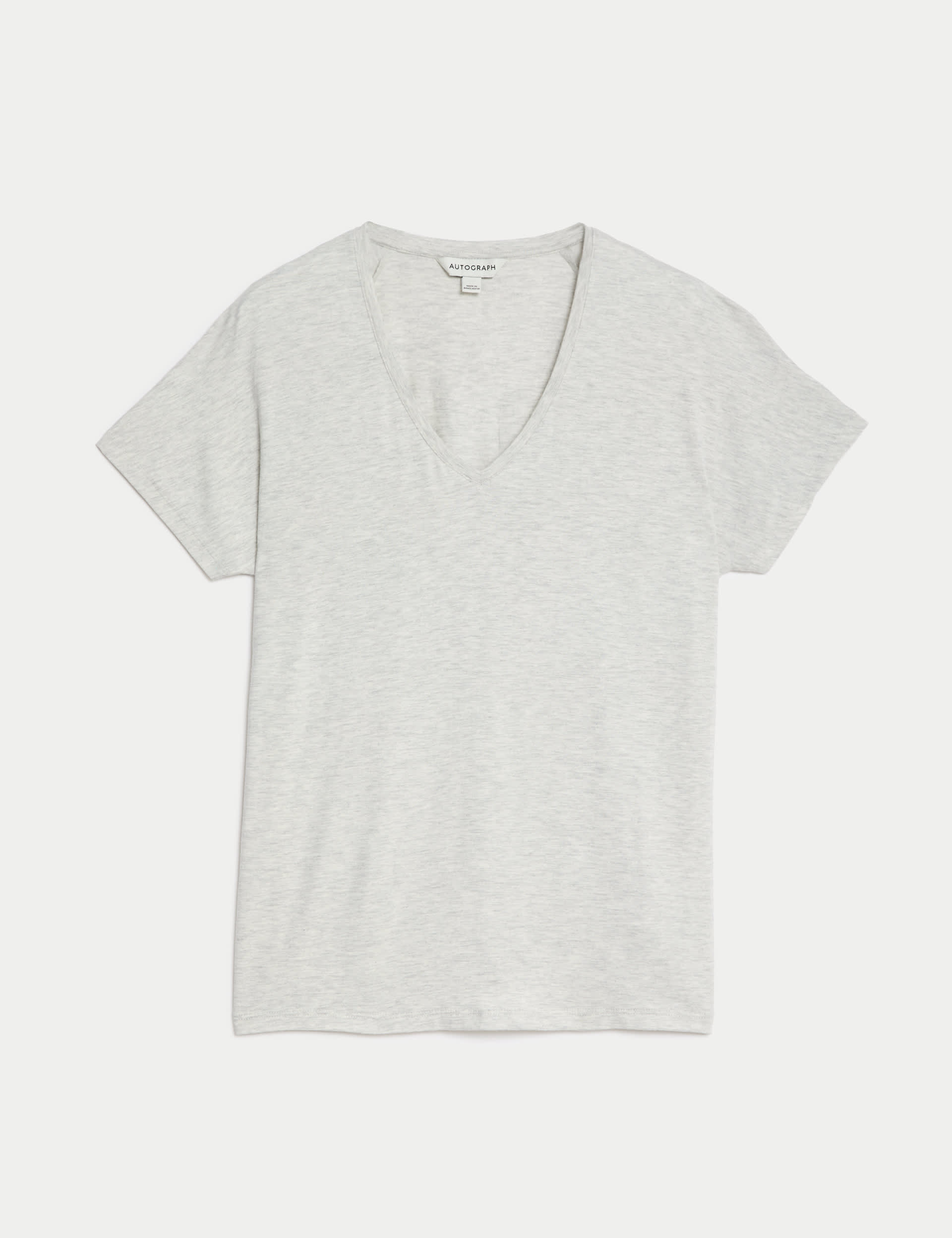 Jersey V-Neck Relaxed T-Shirt