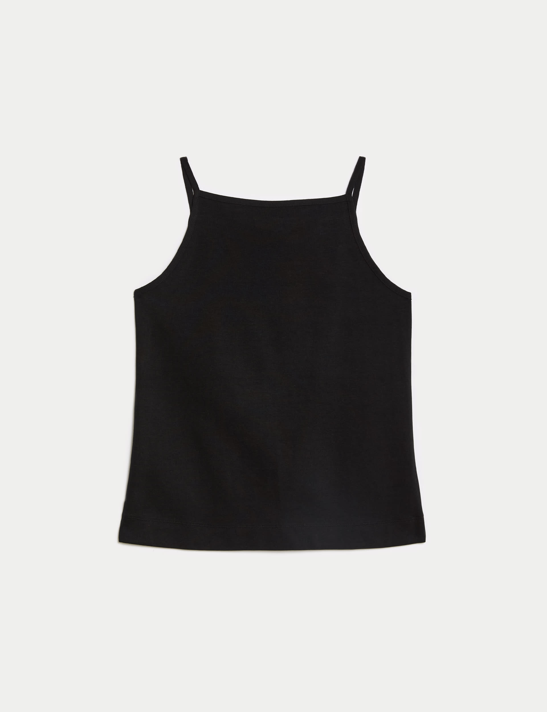 Cotton Rich Square Neck Vest Top