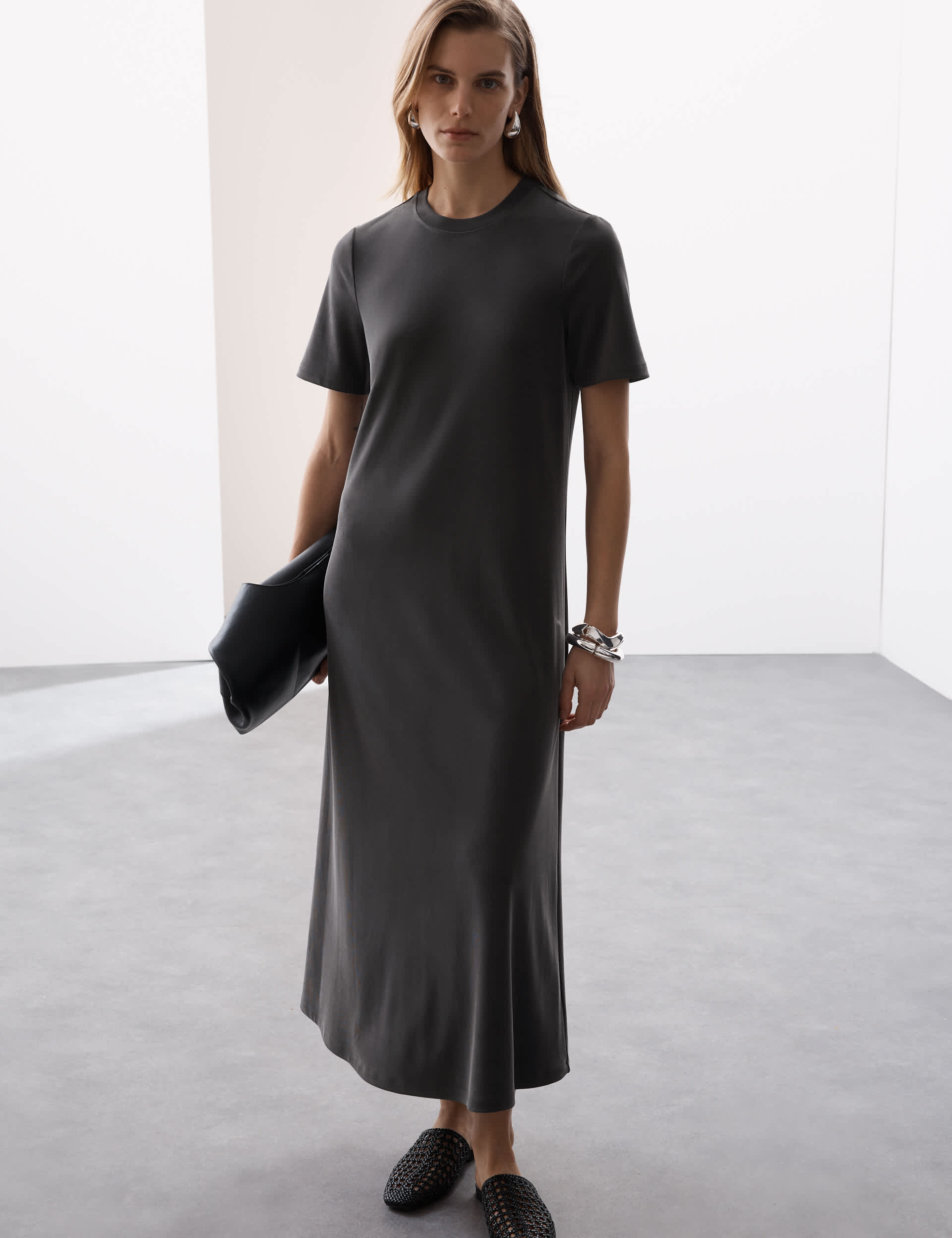 Maxi Dress Made from Fine Viscose