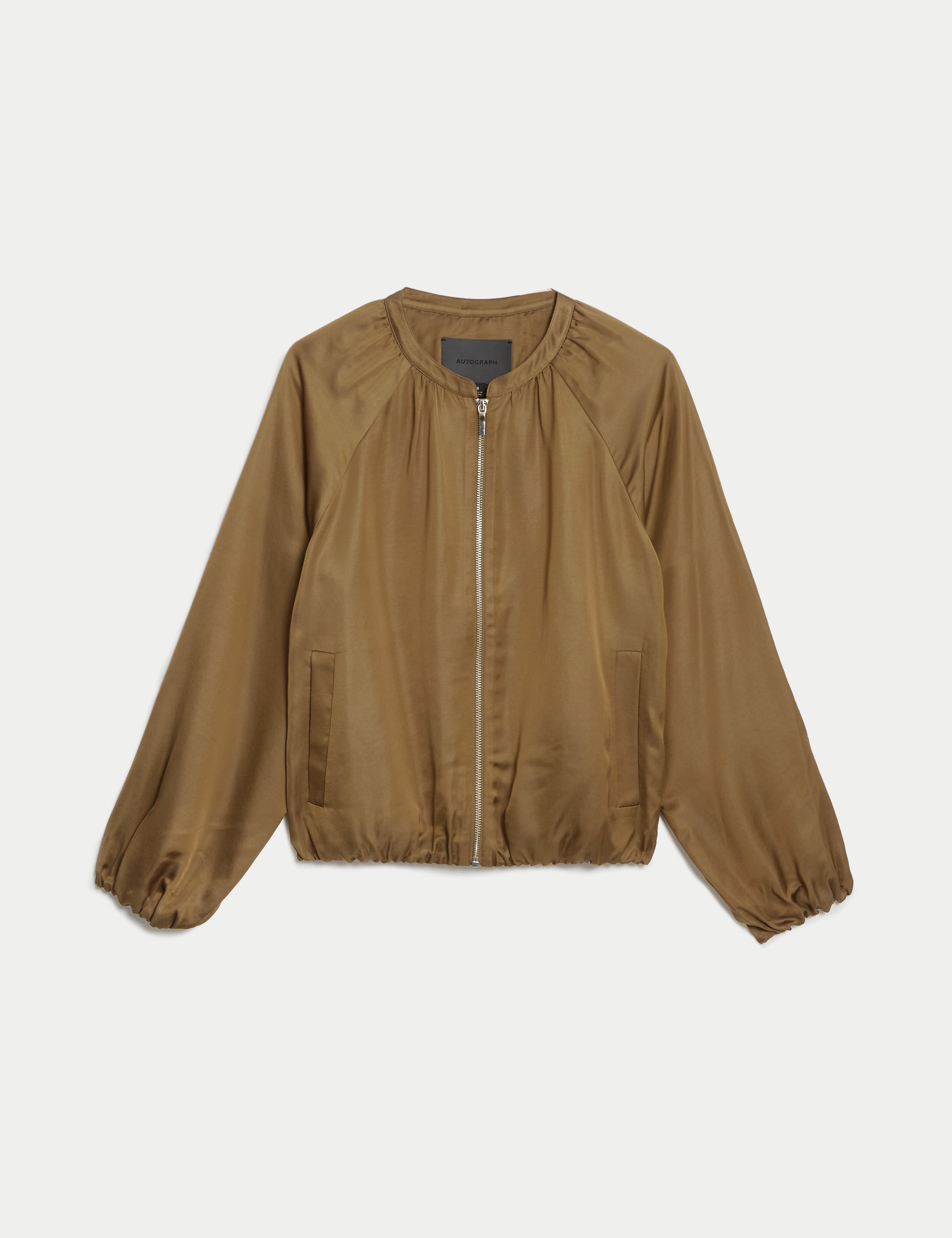 Satin Bomber Jacket