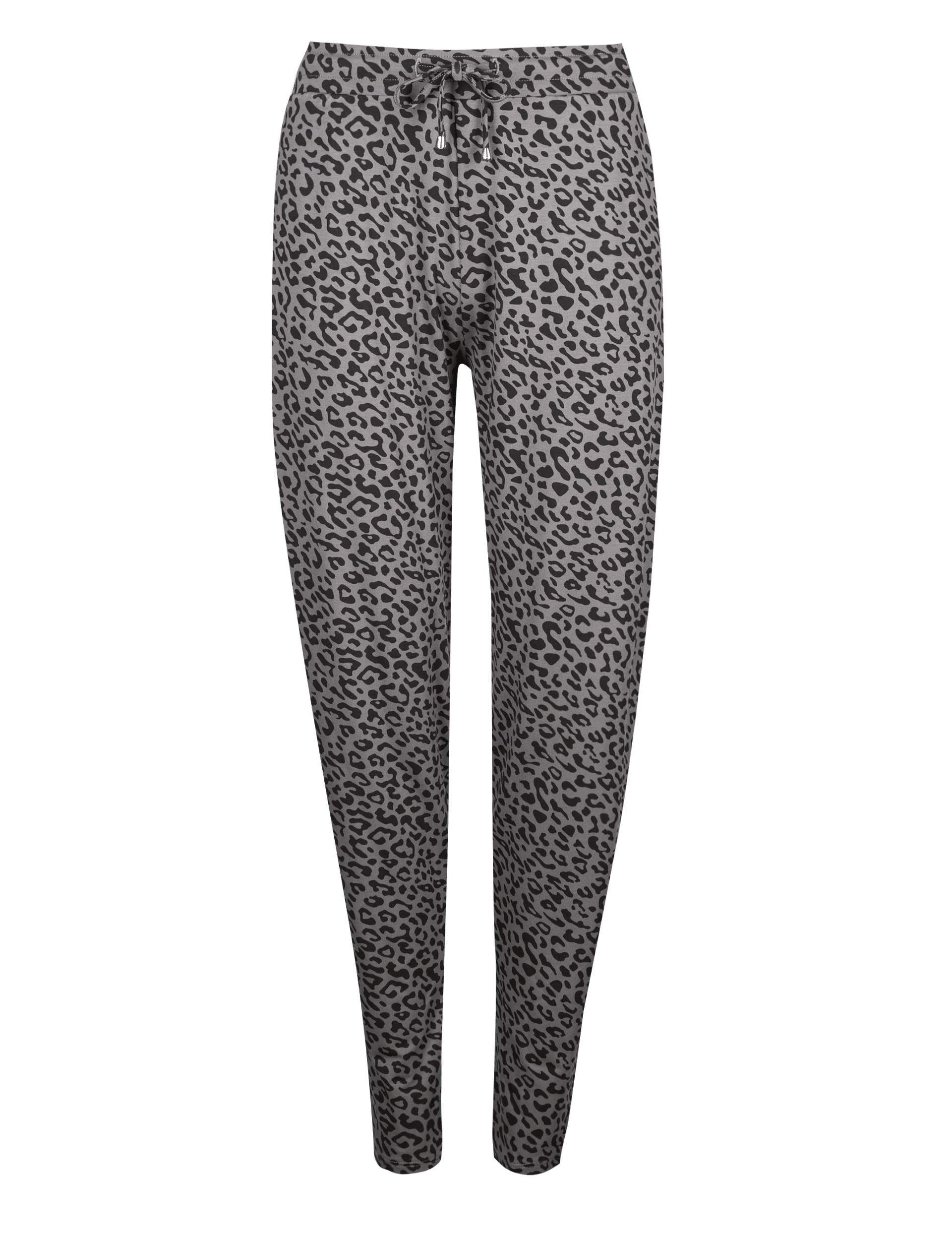 Animal Print Tapered Leg Trousers Image 2 of 5