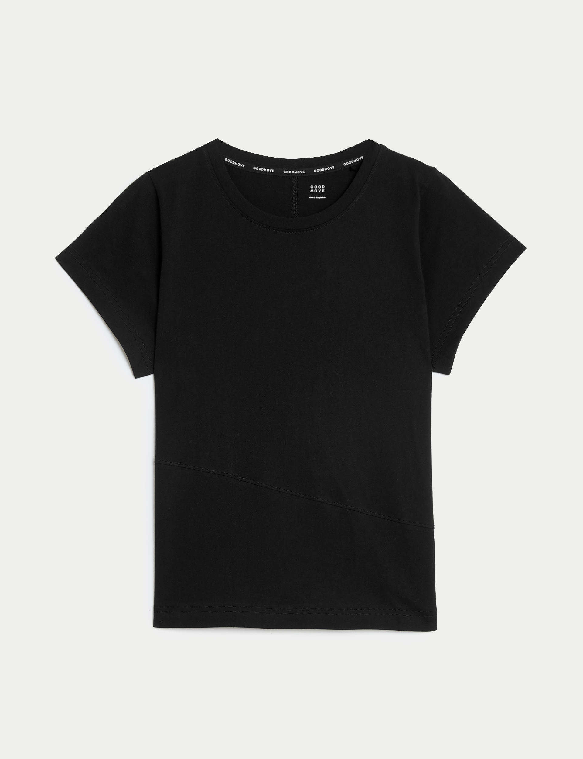 Pure Cotton Scoop Neck Relaxed T-Shirt