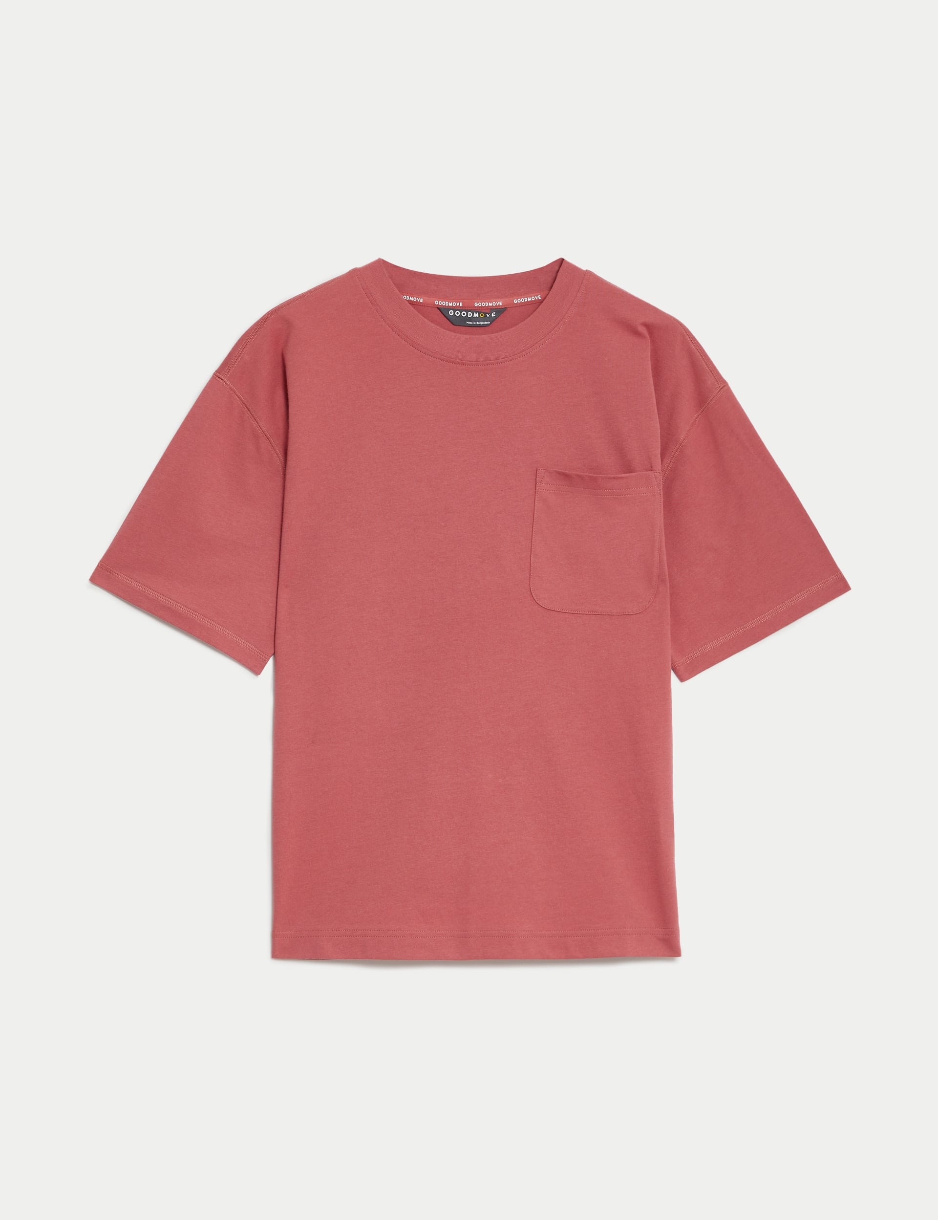 Pure Cotton Crew Neck Boxy T-Shirt