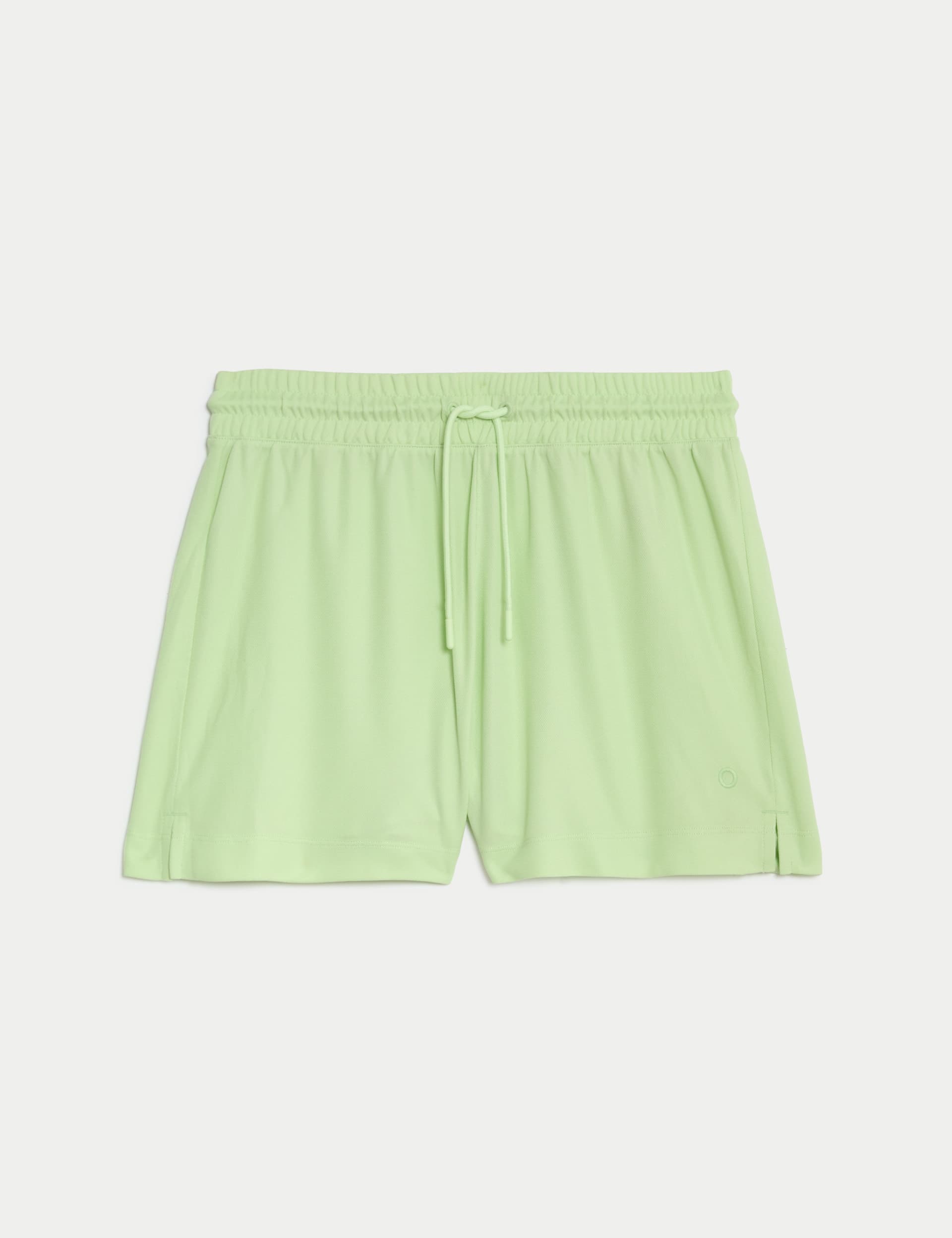 Relaxed High Waisted Gym Shorts