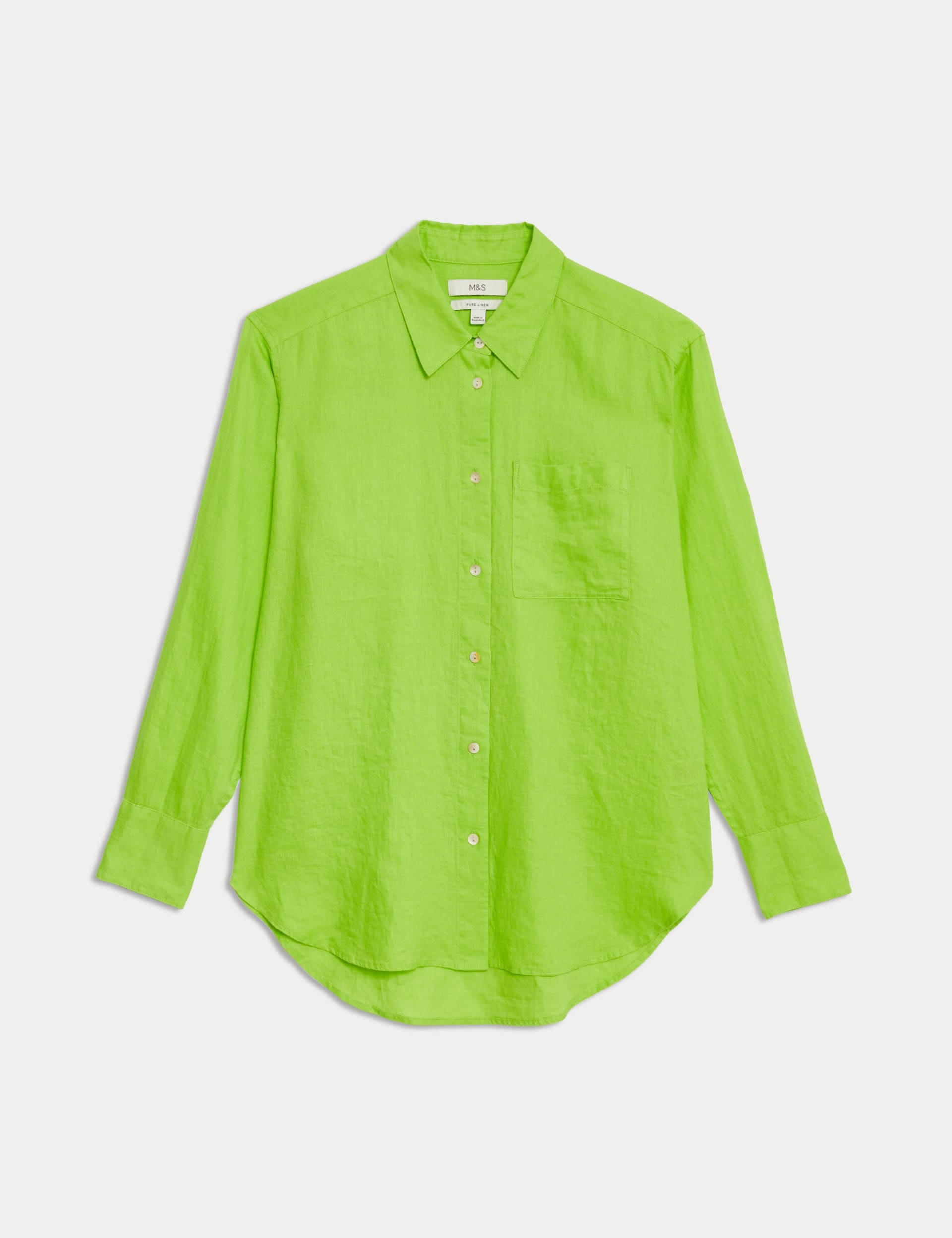 Pure Linen Relaxed Shirt