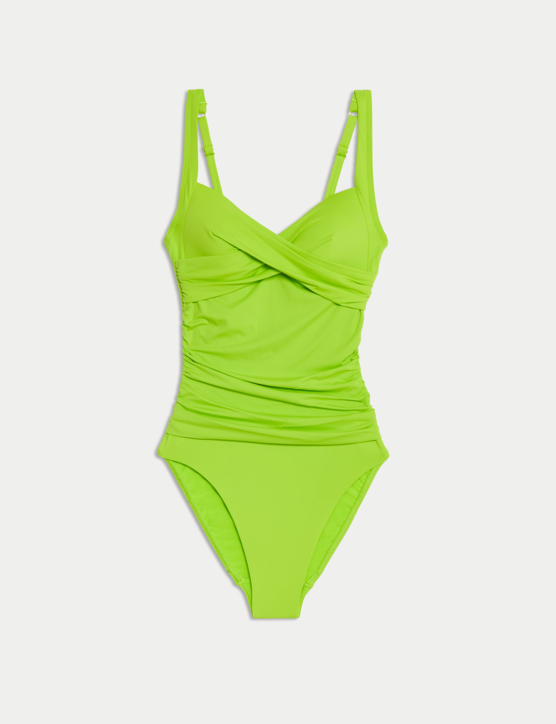 Tummy Control Ruched Plunge Swimsuit