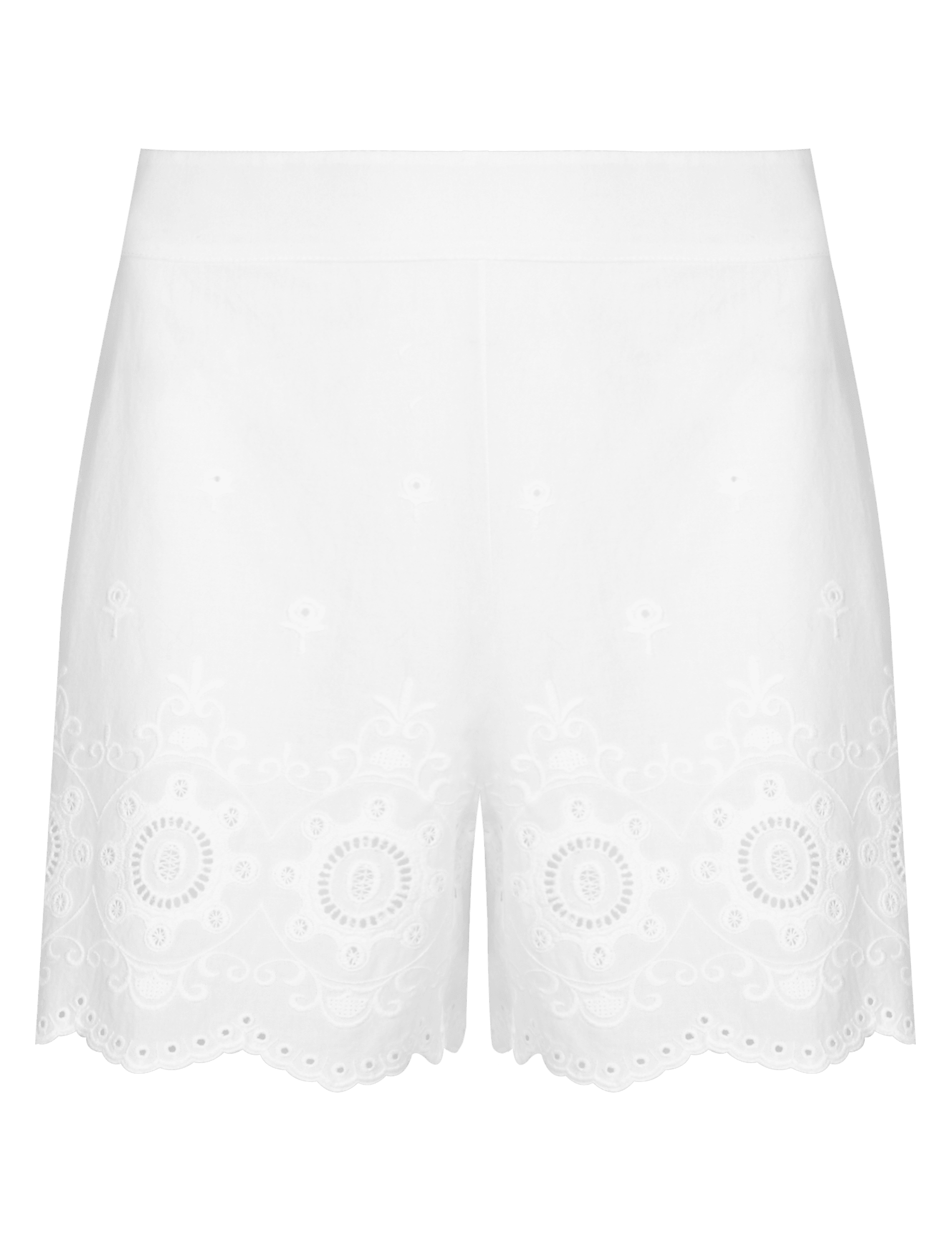 Pure Cotton Embroidered Beach Shorts Image 2 of 4