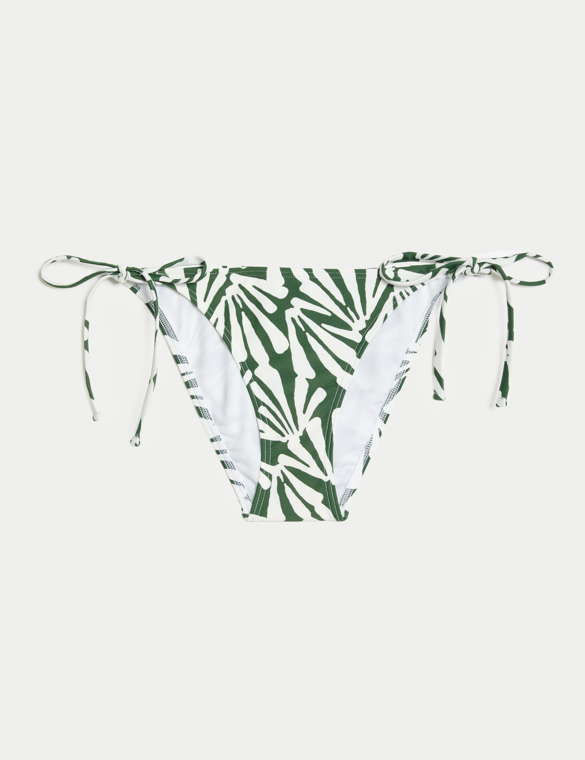 Printed Tie Side Bikini Bottoms