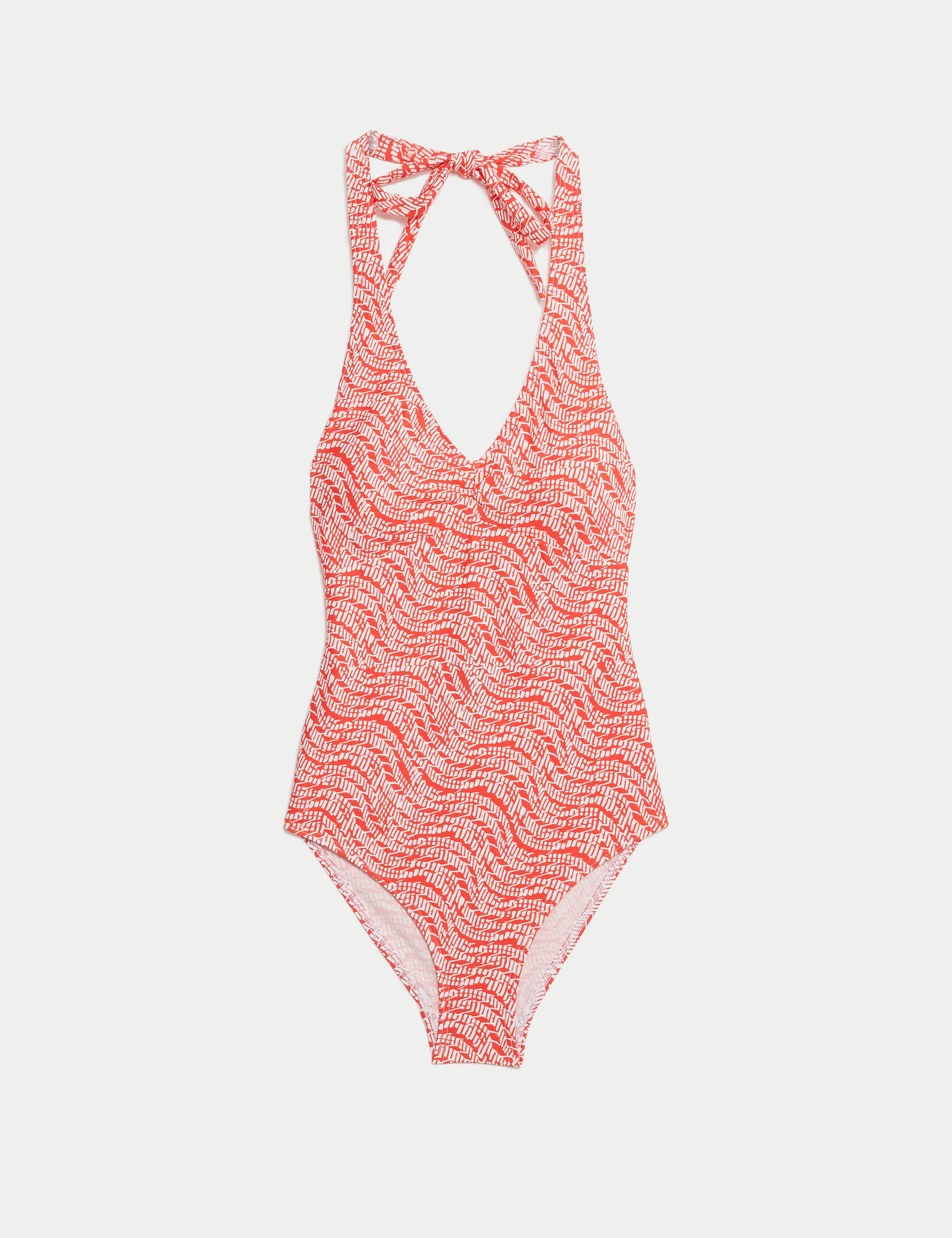 Printed Halterneck Swimsuit