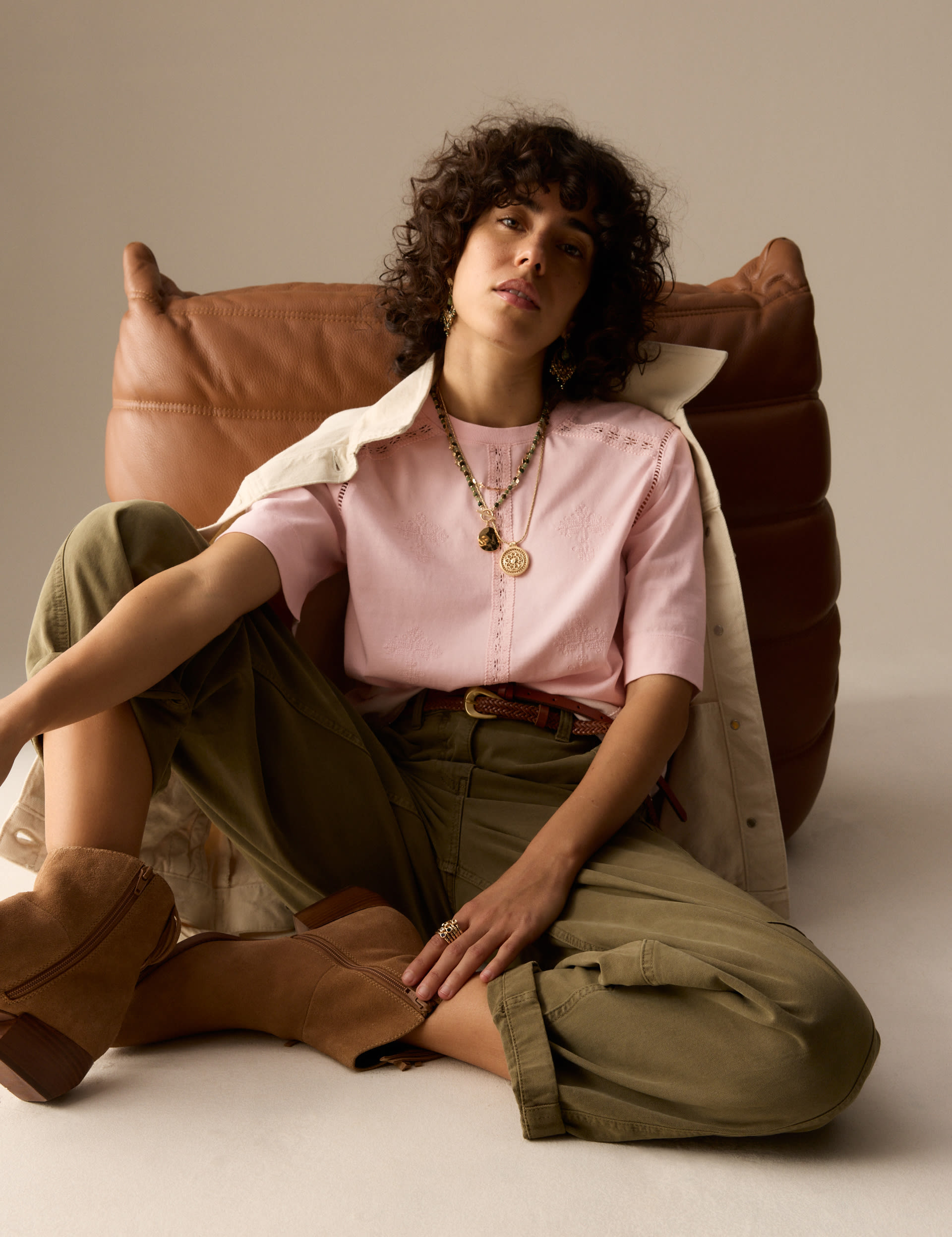 Pure Cotton Embroidered T-Shirt | Per Una | M&S