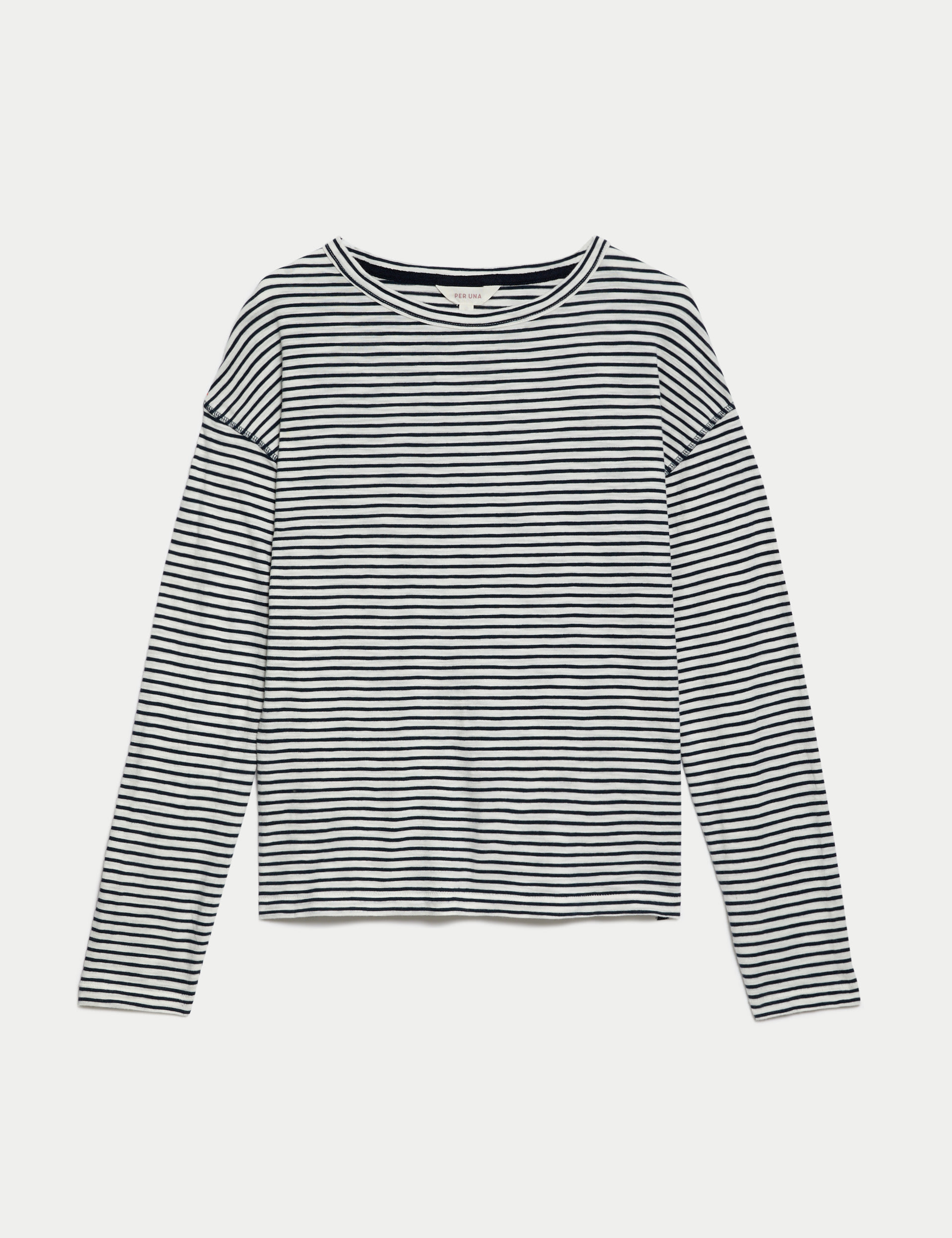 Pure Cotton Striped T-Shirt