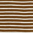 Pure Cotton Striped T-Shirt - brownmix