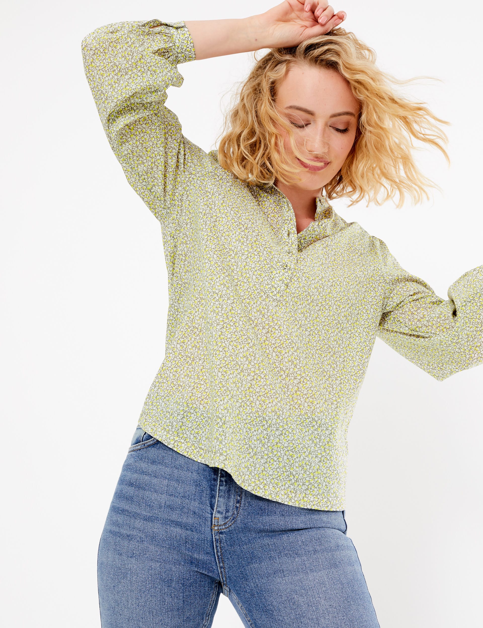 【soor ploom】Astrid blouse Floral 4y soor ploom】Astrid blouse Floral 4y