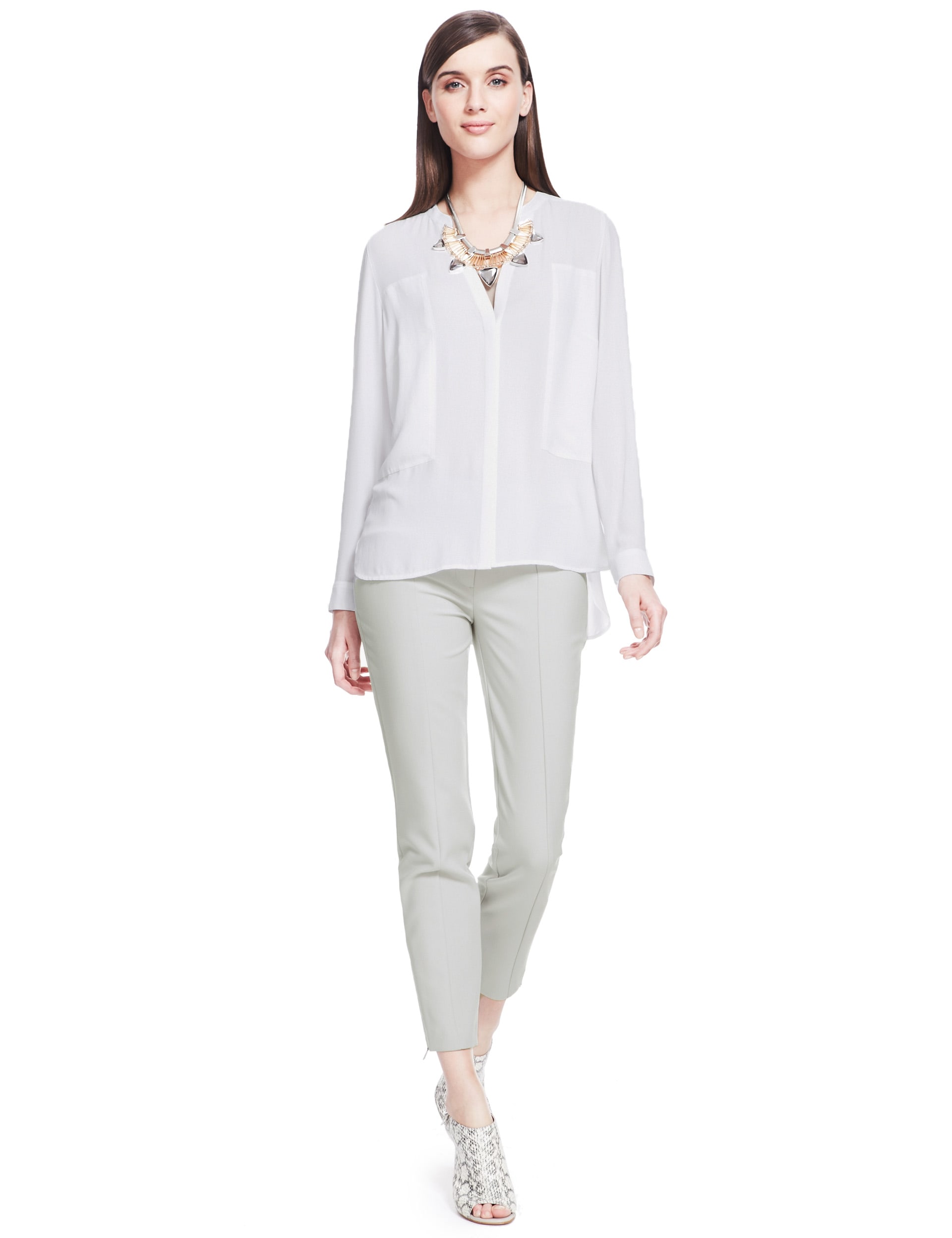 Straight Leg Trousers Image 2 of 6