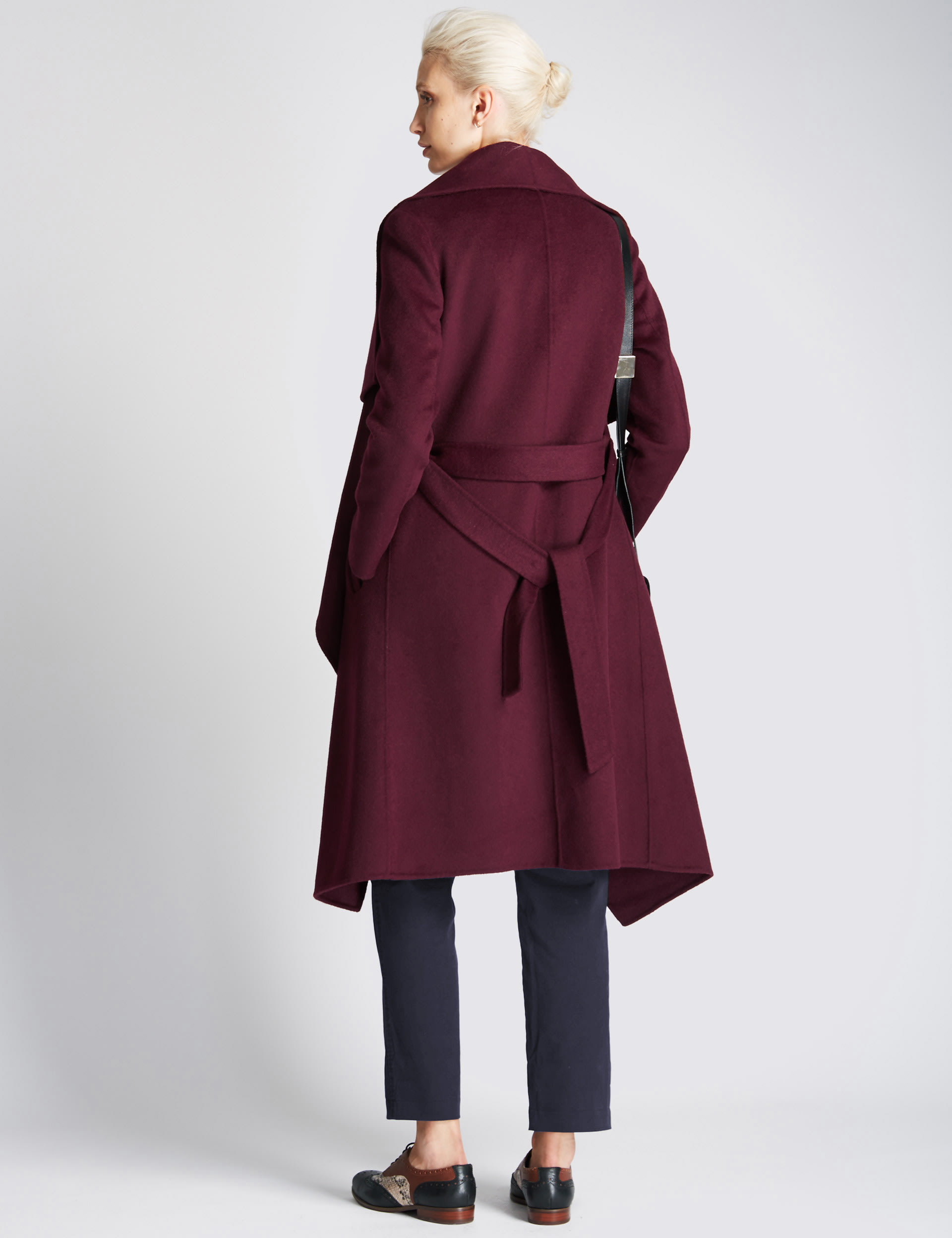 Wool Blend Waterfall Overcoat Image 2 of 4