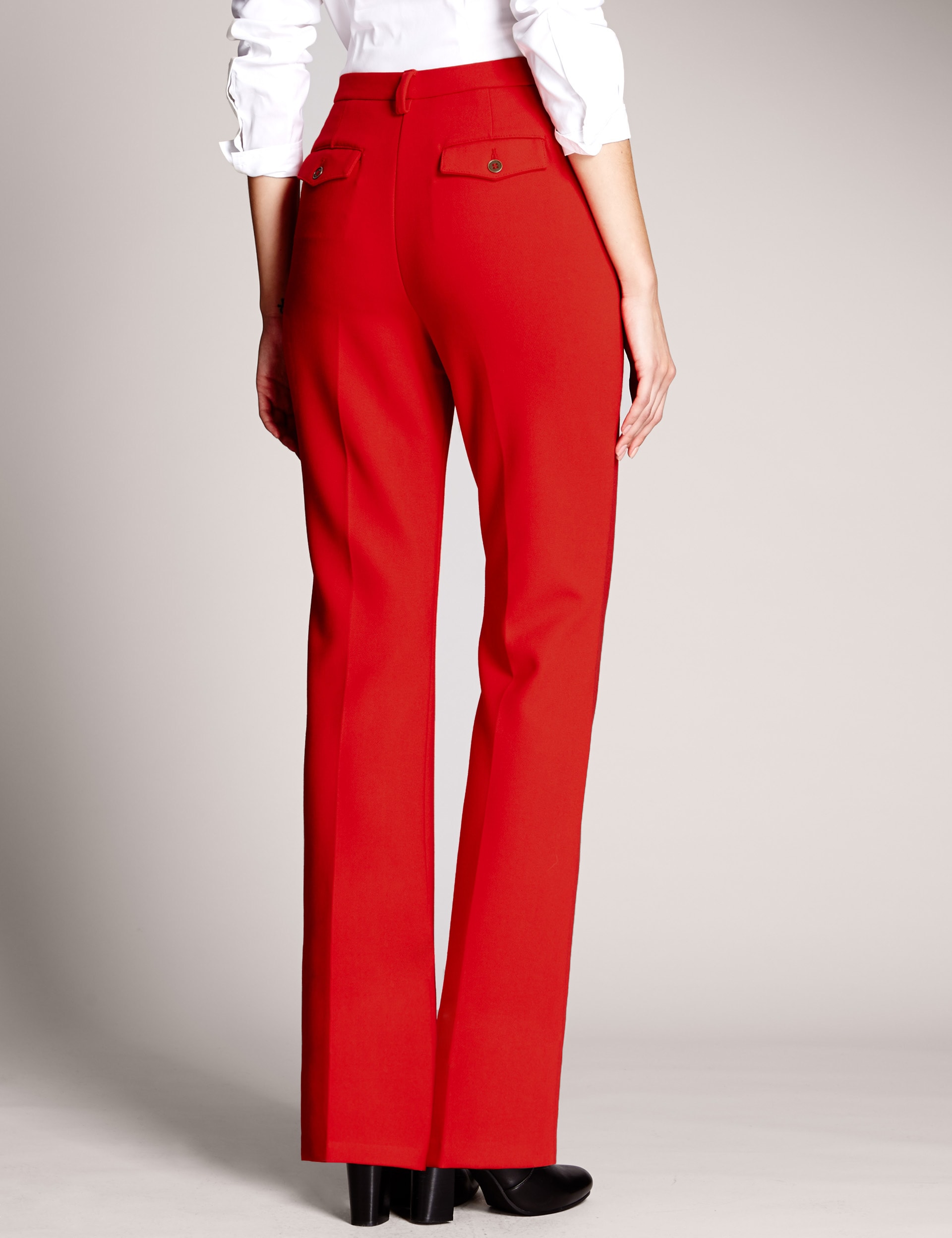 Flap Pocket Wide Leg Trousers Image 2 of 3