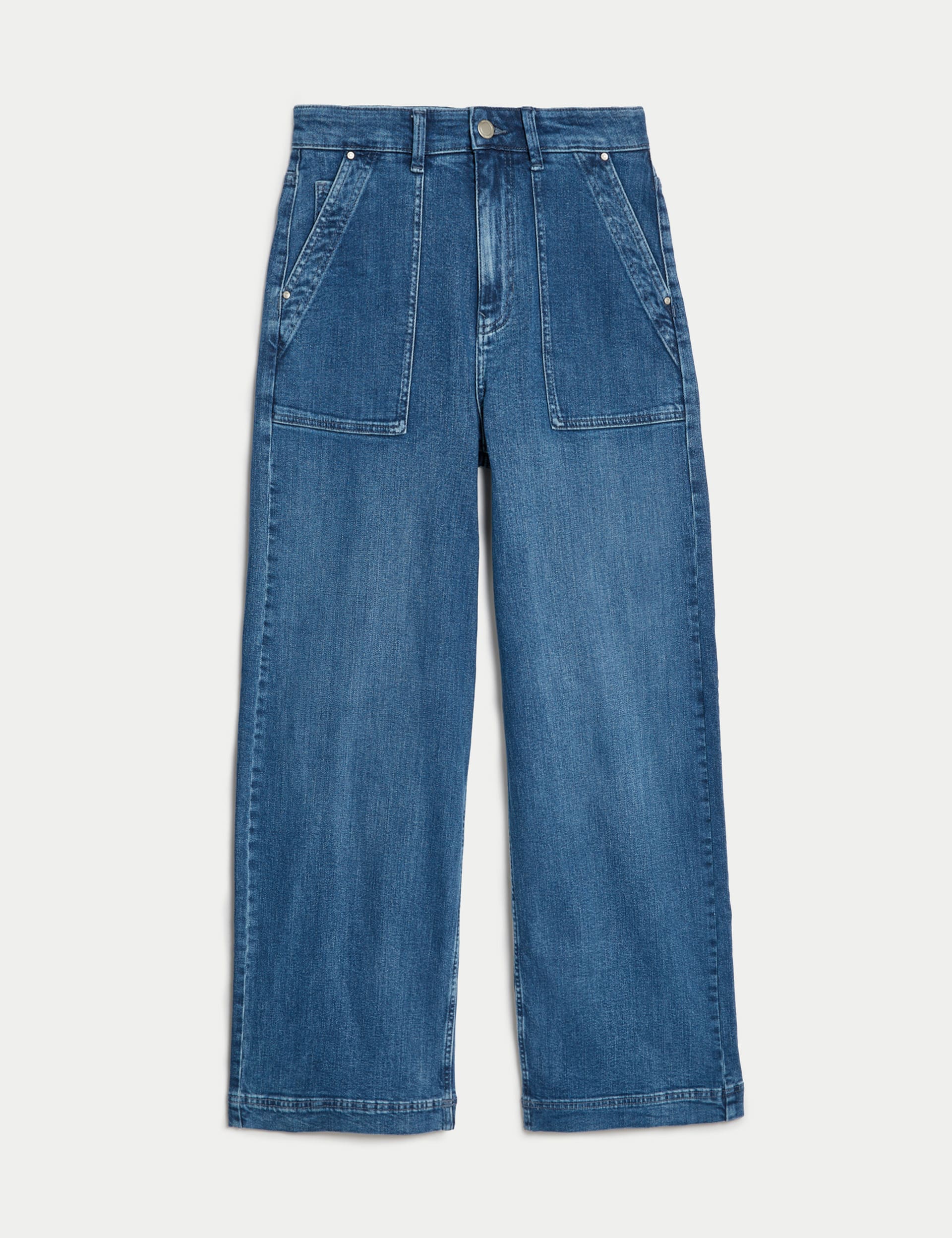 High Waisted Wide Leg Jeans