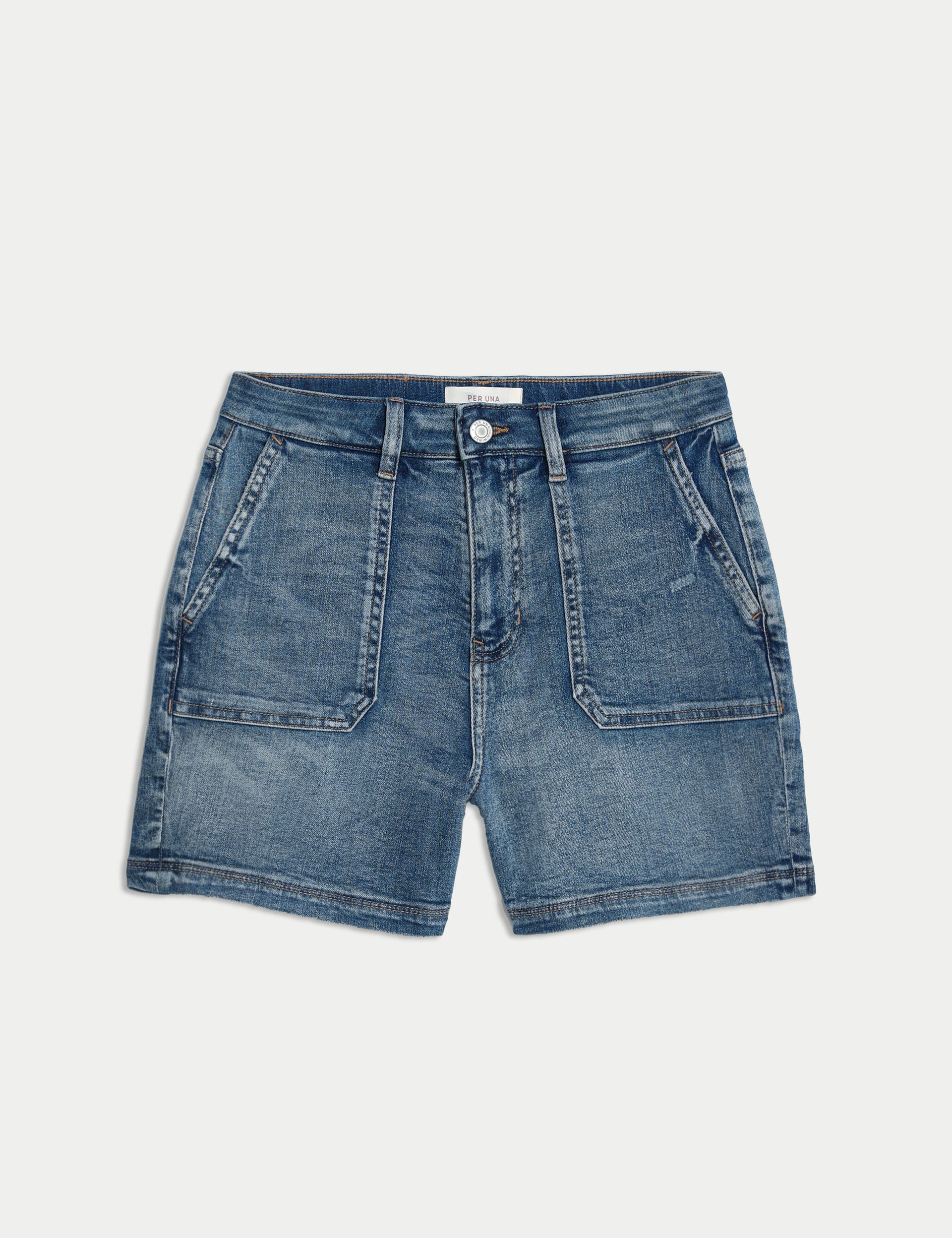 Denim High Waisted Shorts