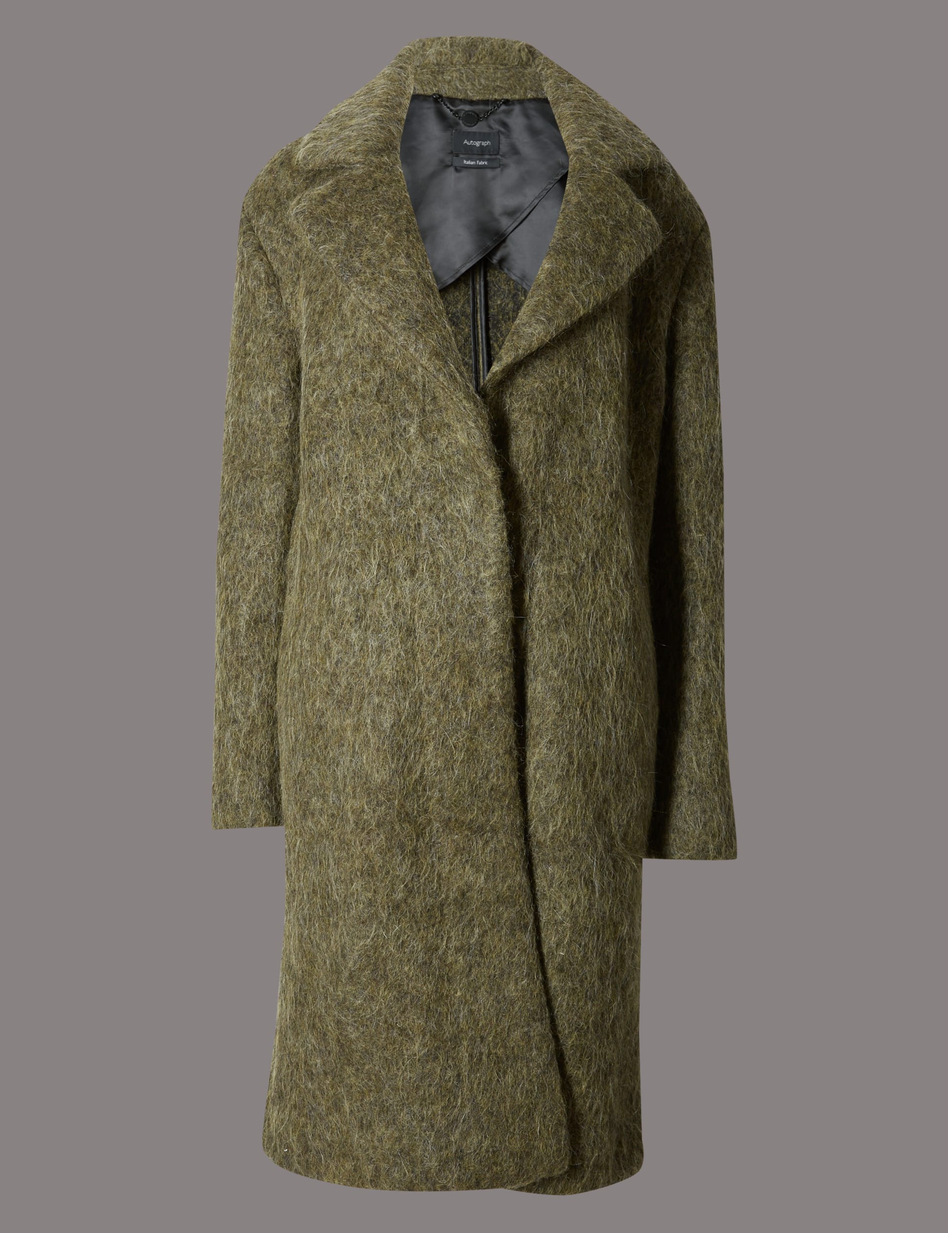 Brushed Unstructured Blanket Coat Image 2 of 5
