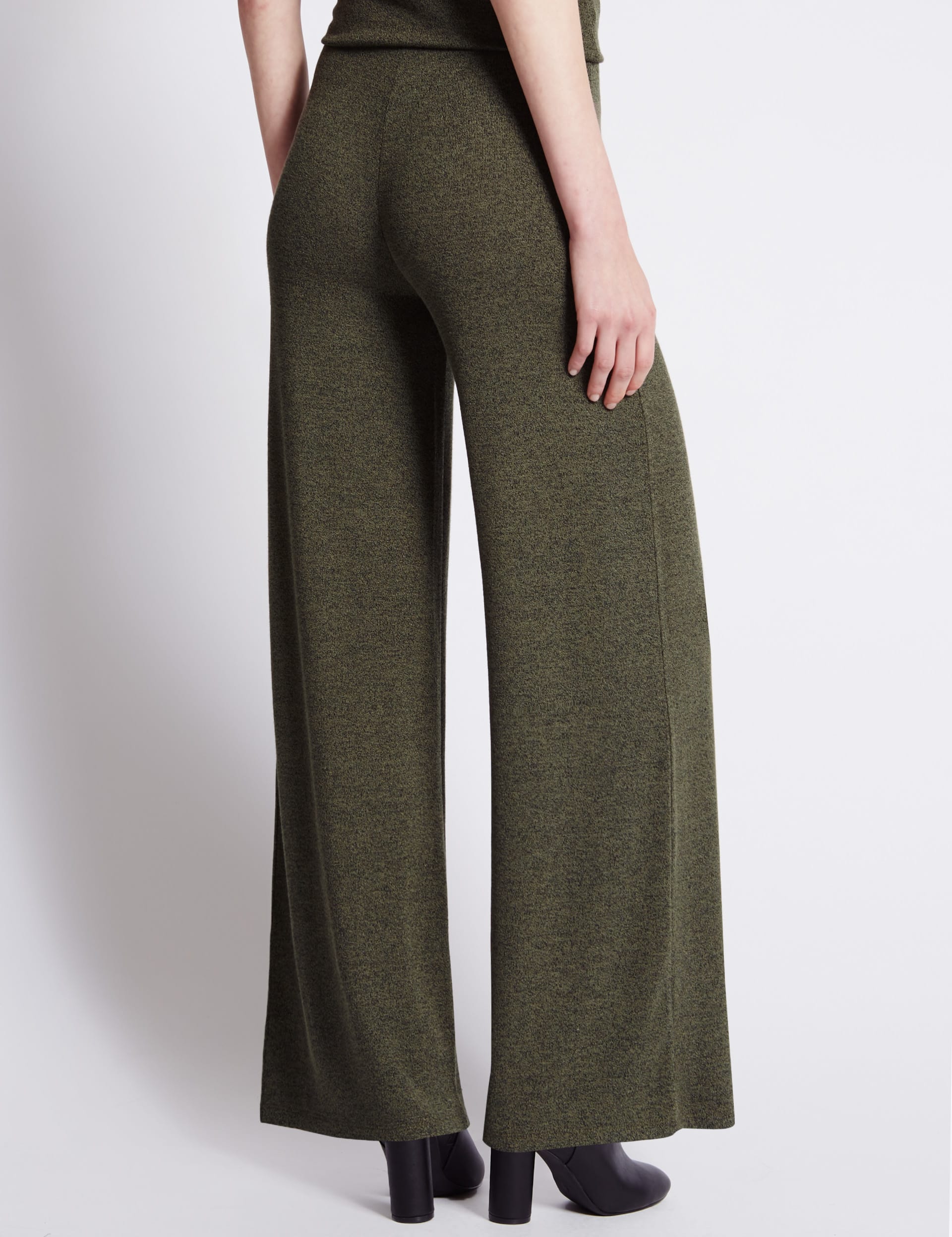 Pull On Wide Leg Trousers Image 2 of 3