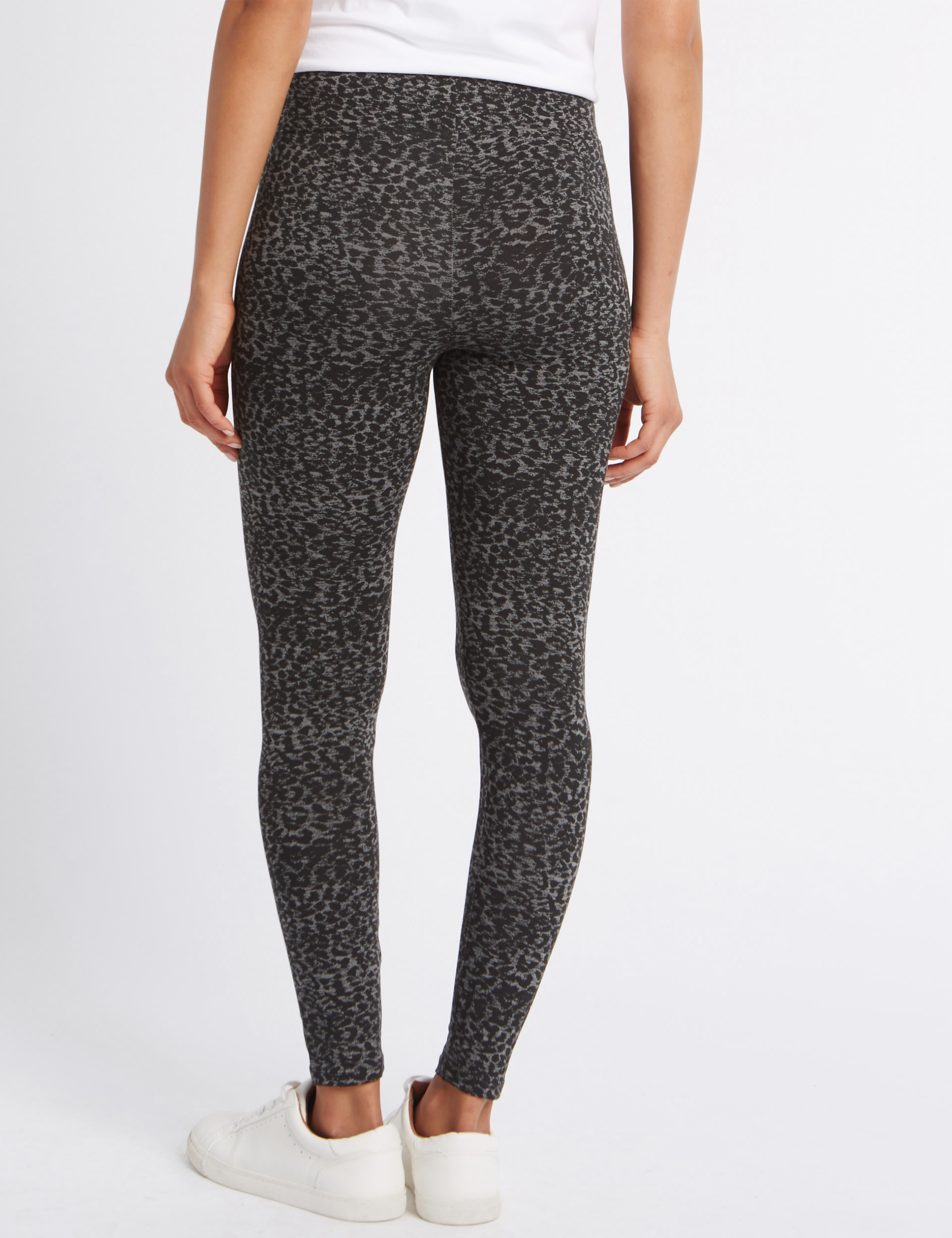 Leopard Print Leggings M S Collection M S