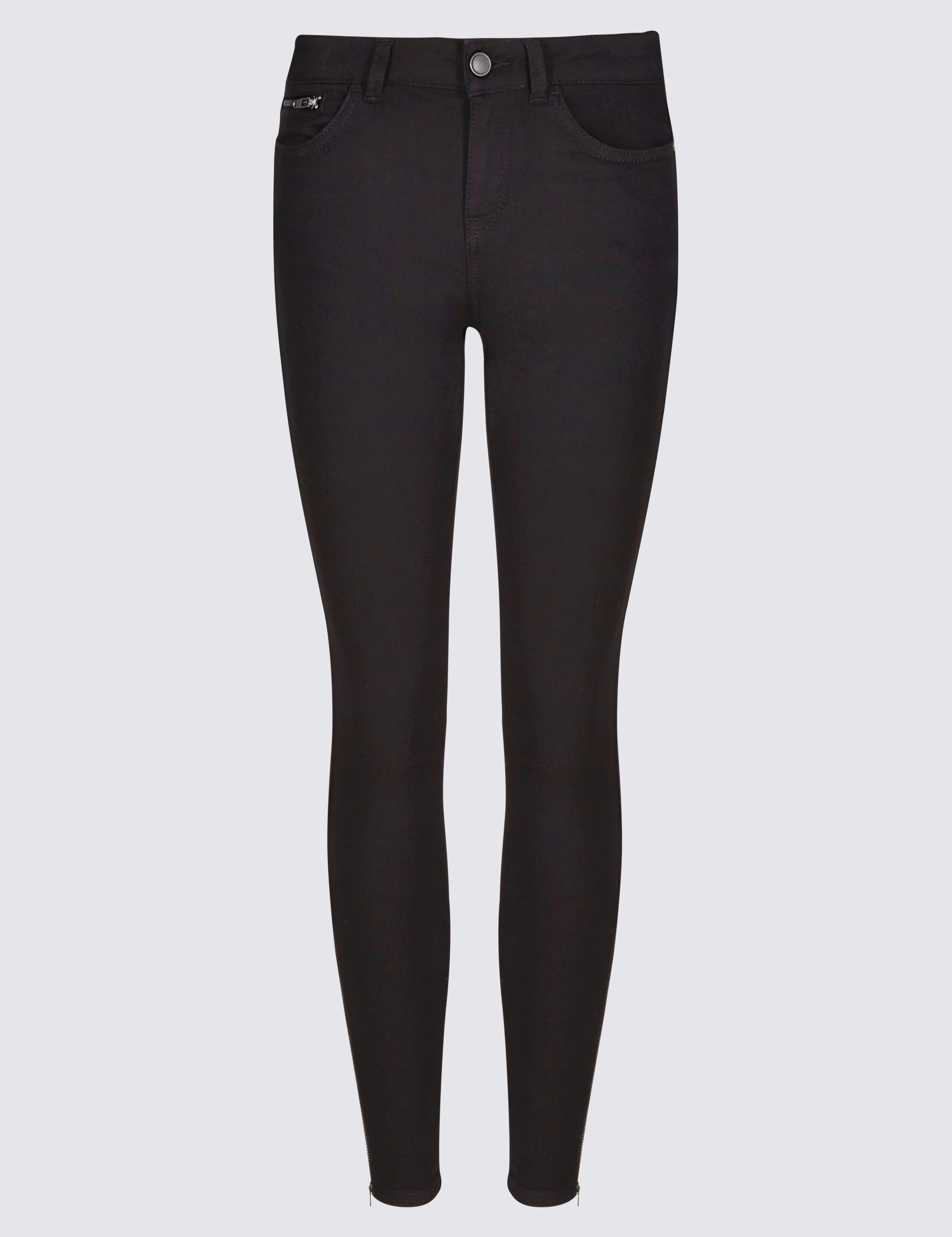 Ankle Zip Skinny Jeans Image 2 of 4