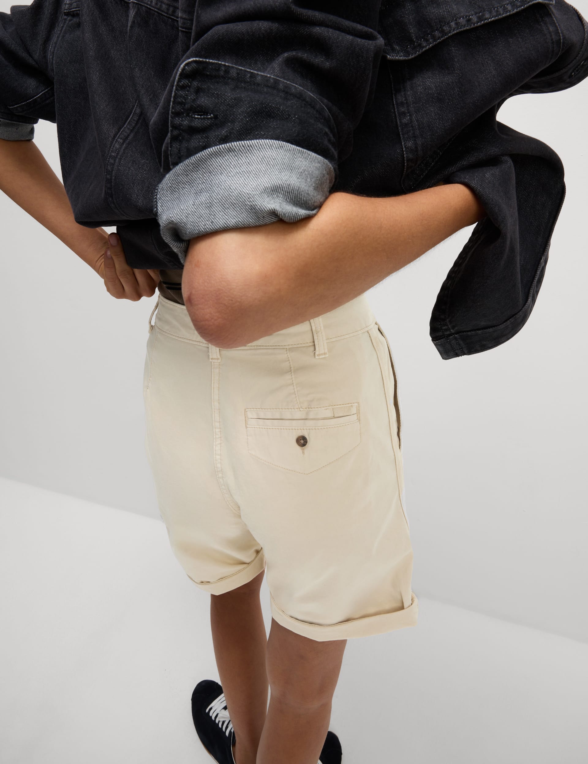 Cotton Rich Tea Dyed Chino Shorts