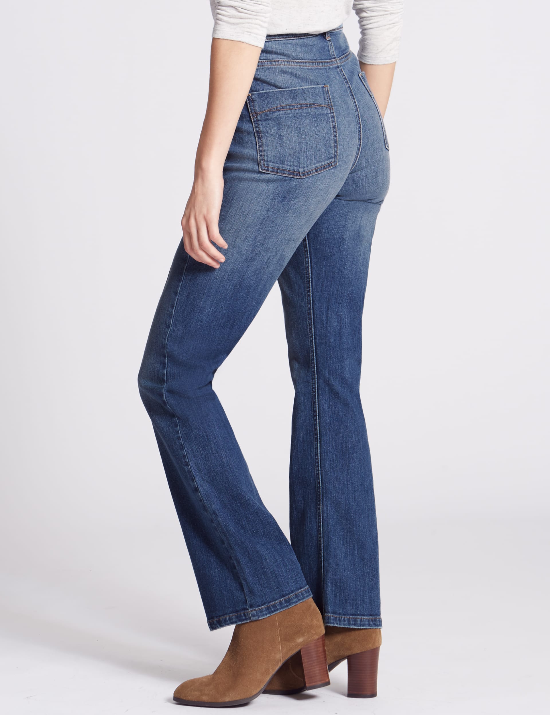 M&s slim bootcut jeans sale