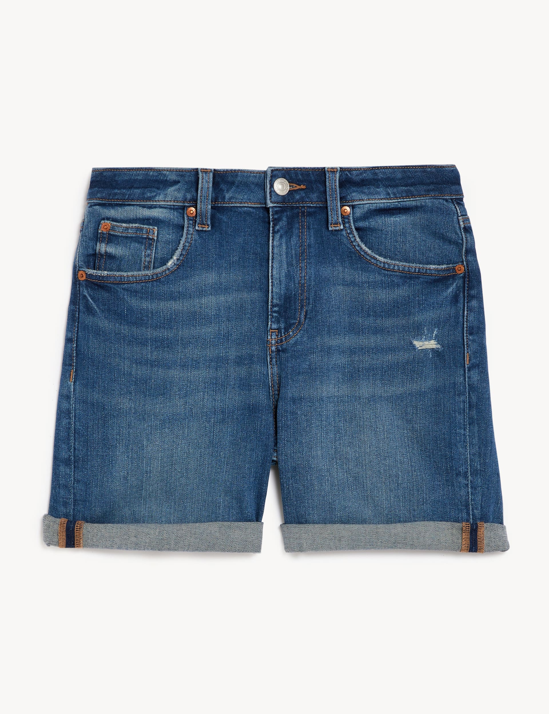 Denim Boyfriend Shorts