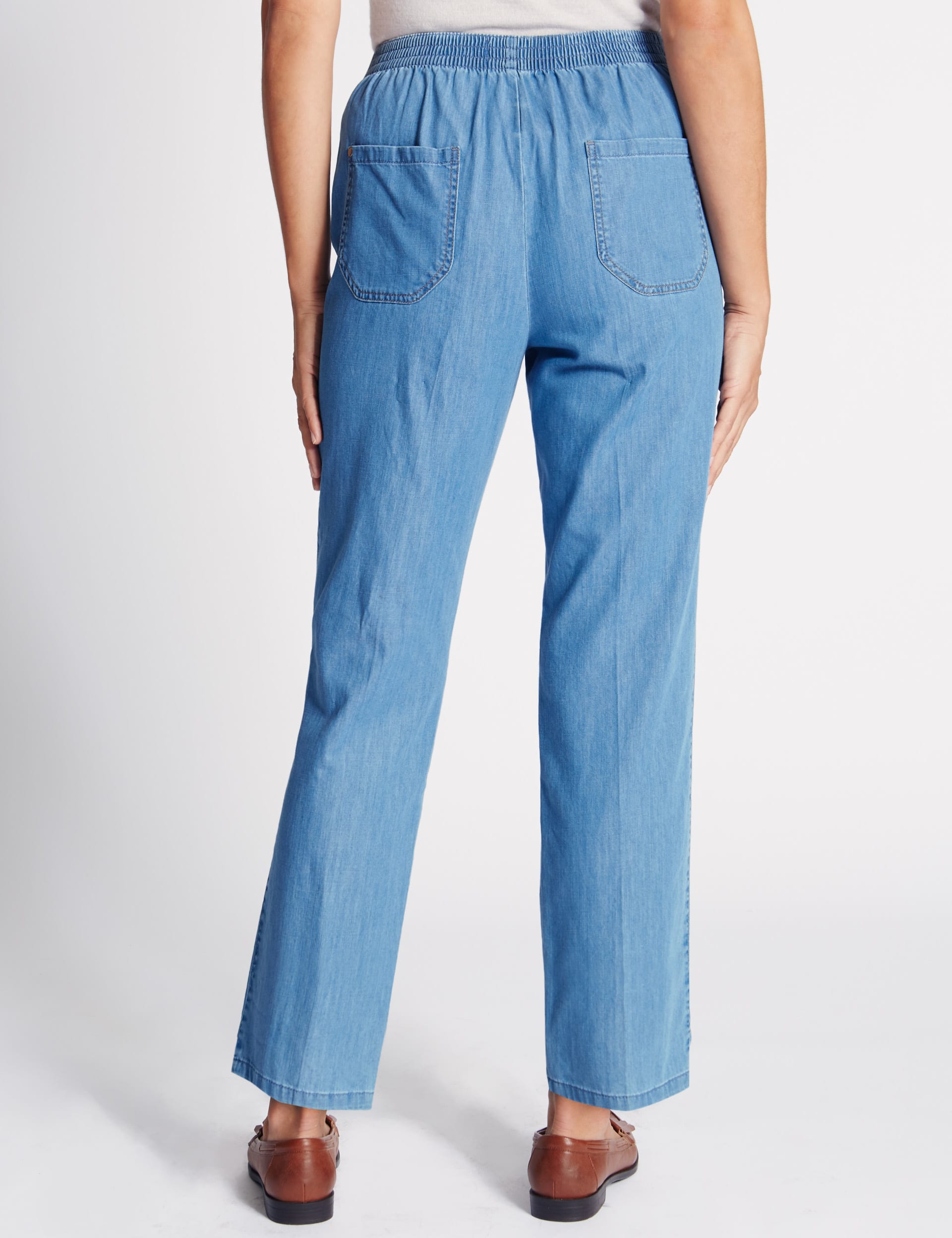 Pull On Slim Leg Jeans Image 2 of 7