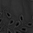 Pure Cotton Embroidered Shorts - black