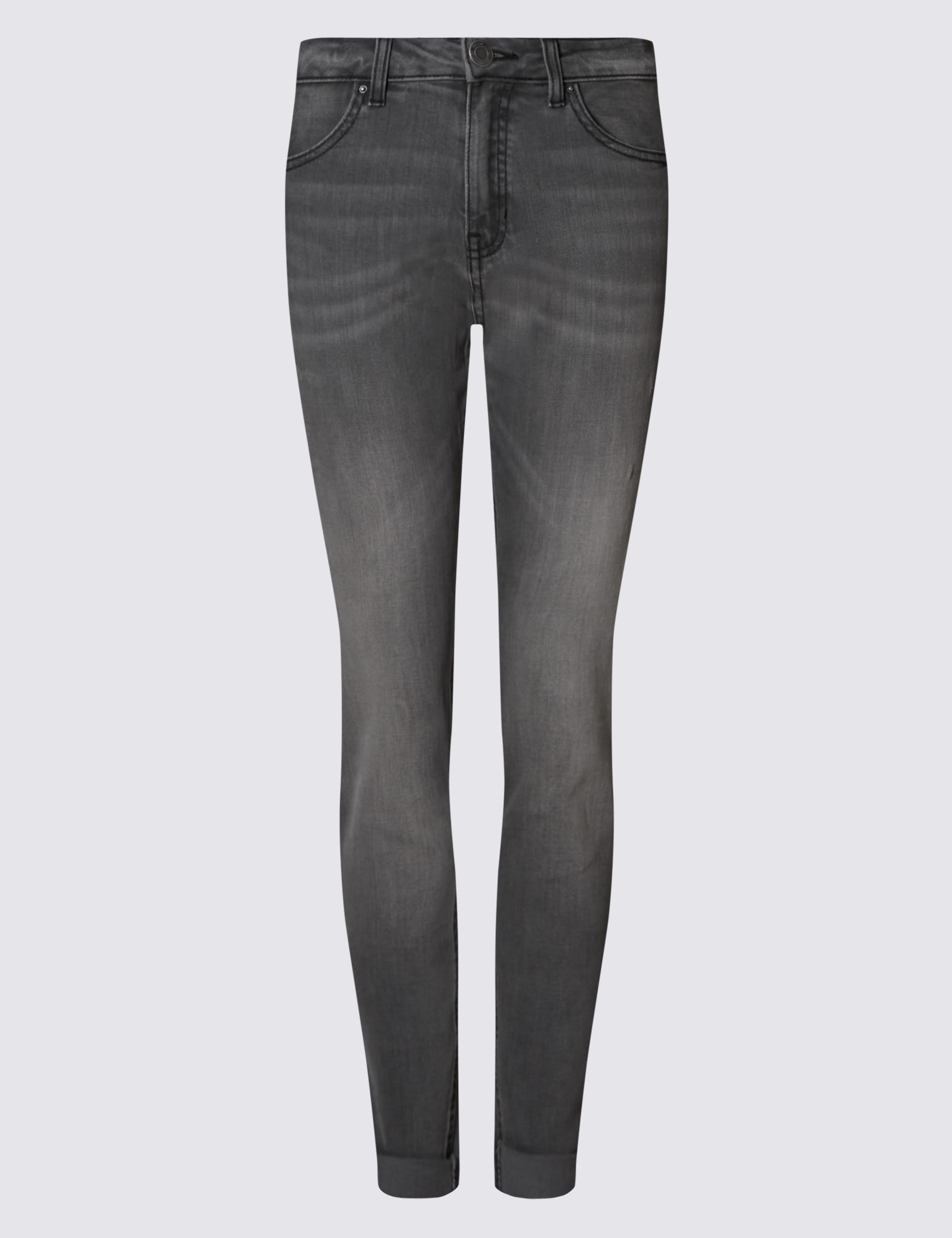 Washed Relaxed Skinny Jeans Image 2 of 3