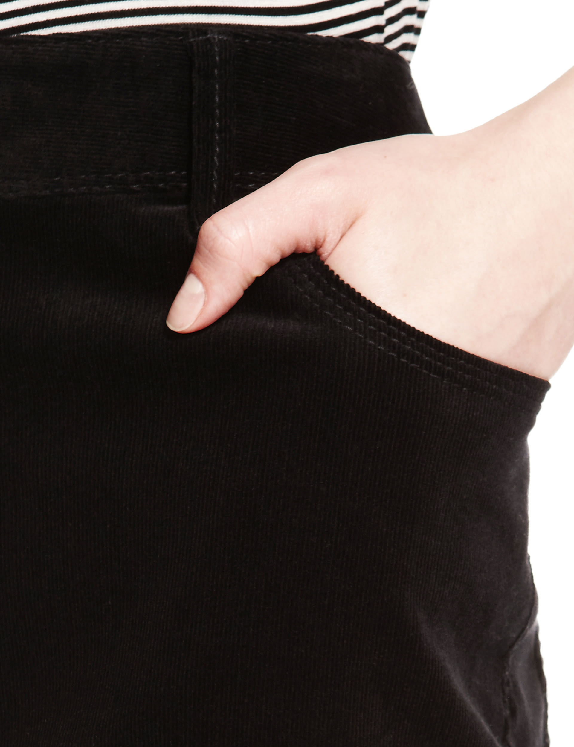 Cotton Rich Sculpt & Lift Corduroy Skirt Image 2 of 5