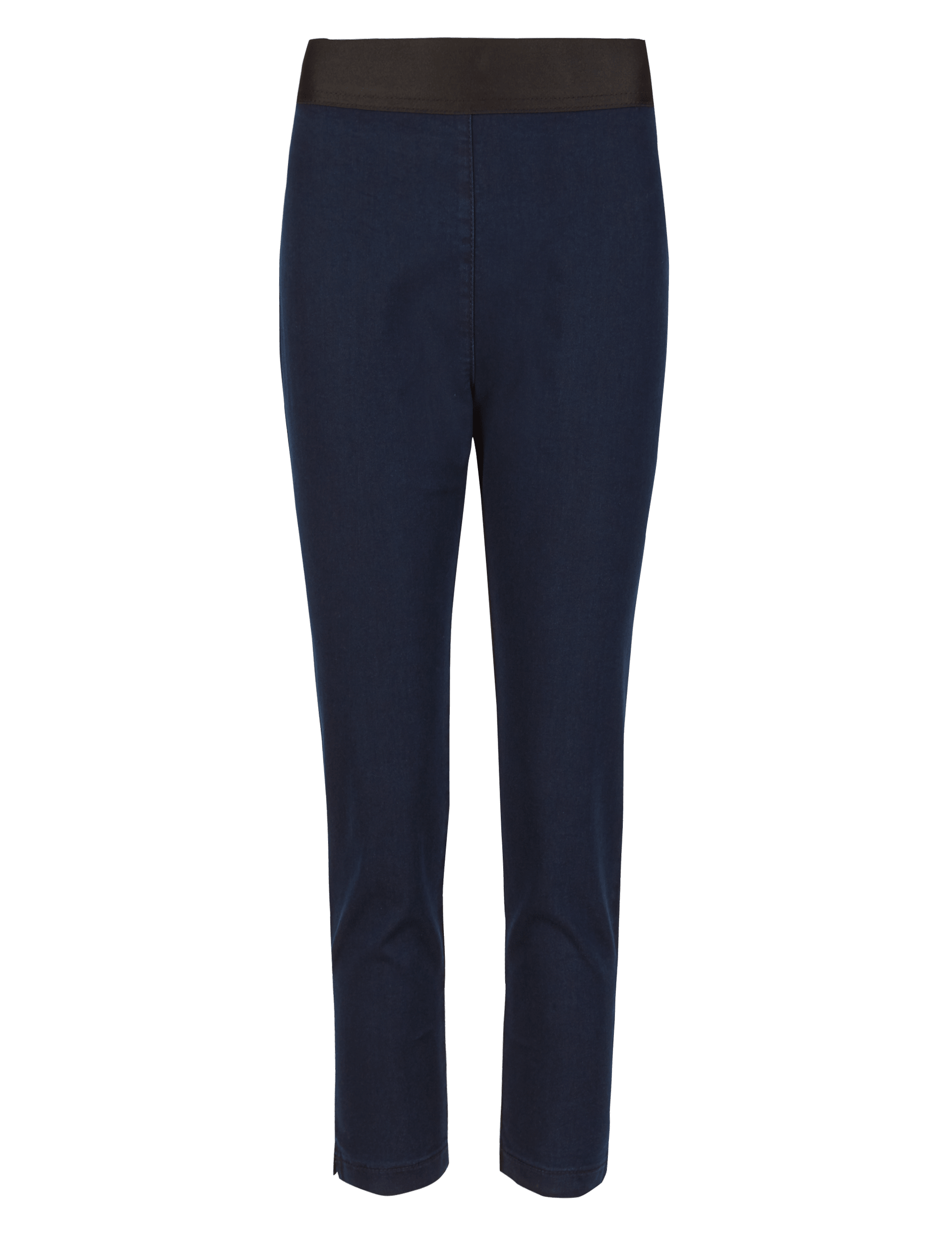 Pull On Cropped Denim Jeggings Image 2 of 5