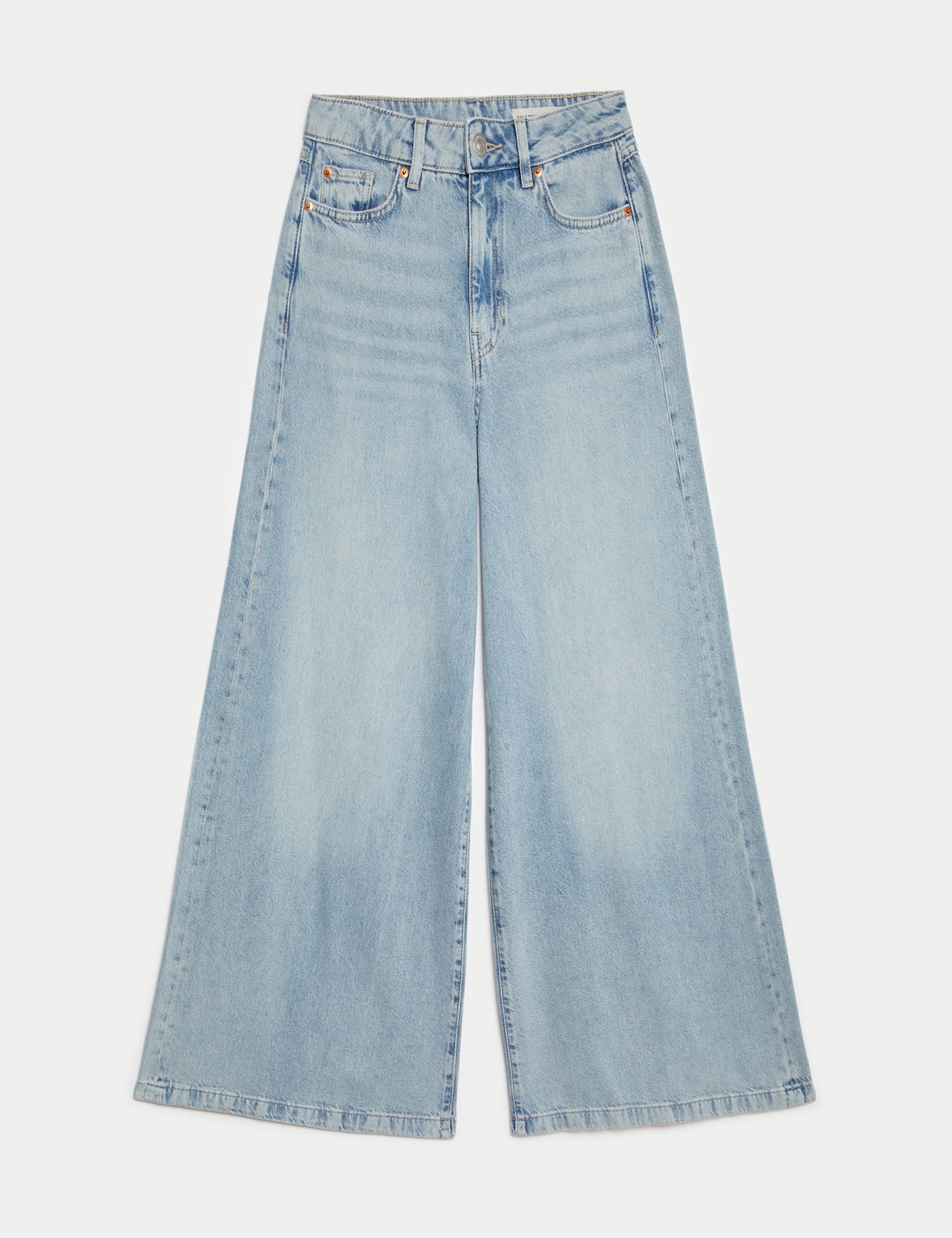 Lyocell™ Blend Wide Palazzo Leg Jeans