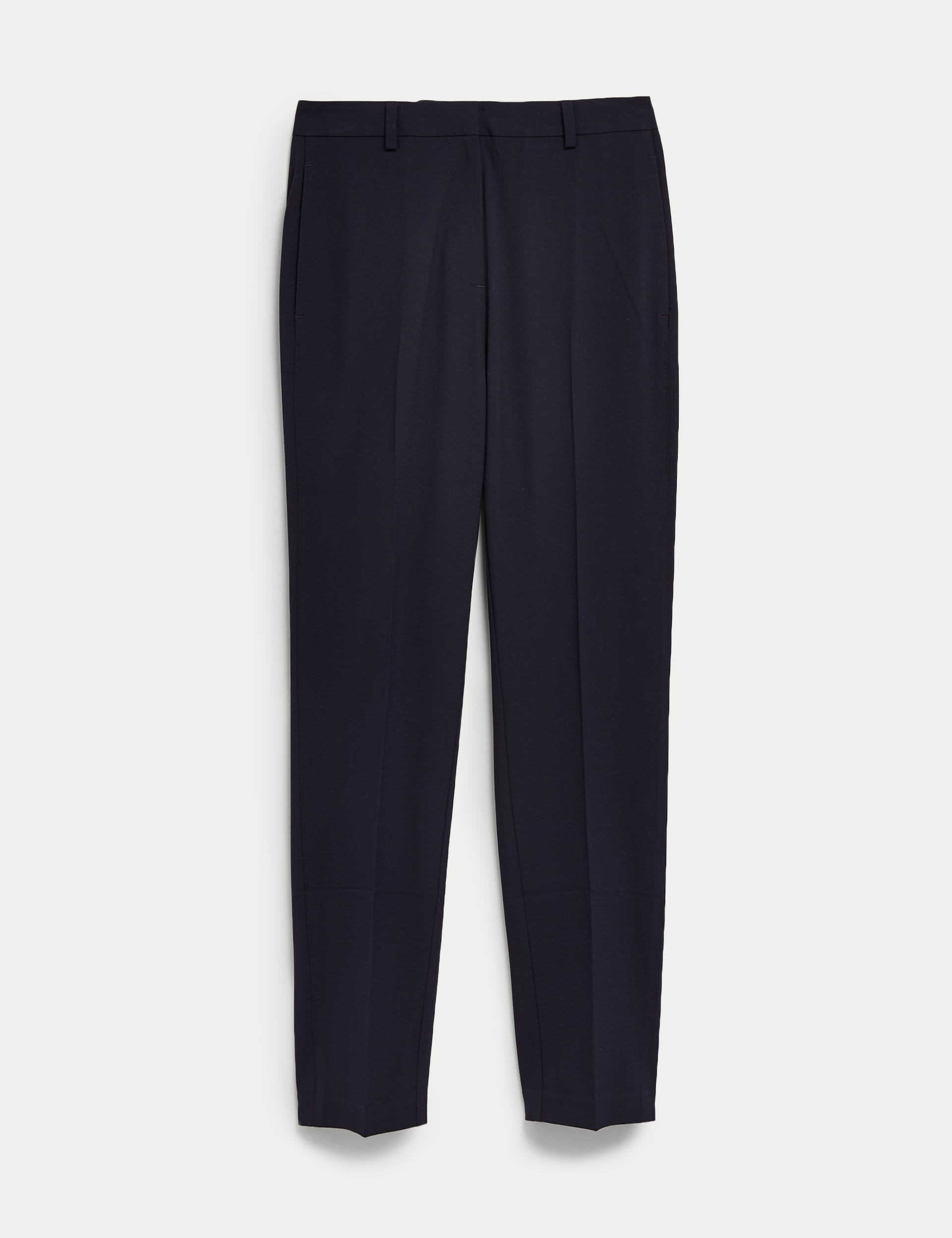 Slim Fit Ankle Grazer Trousers with Stretch