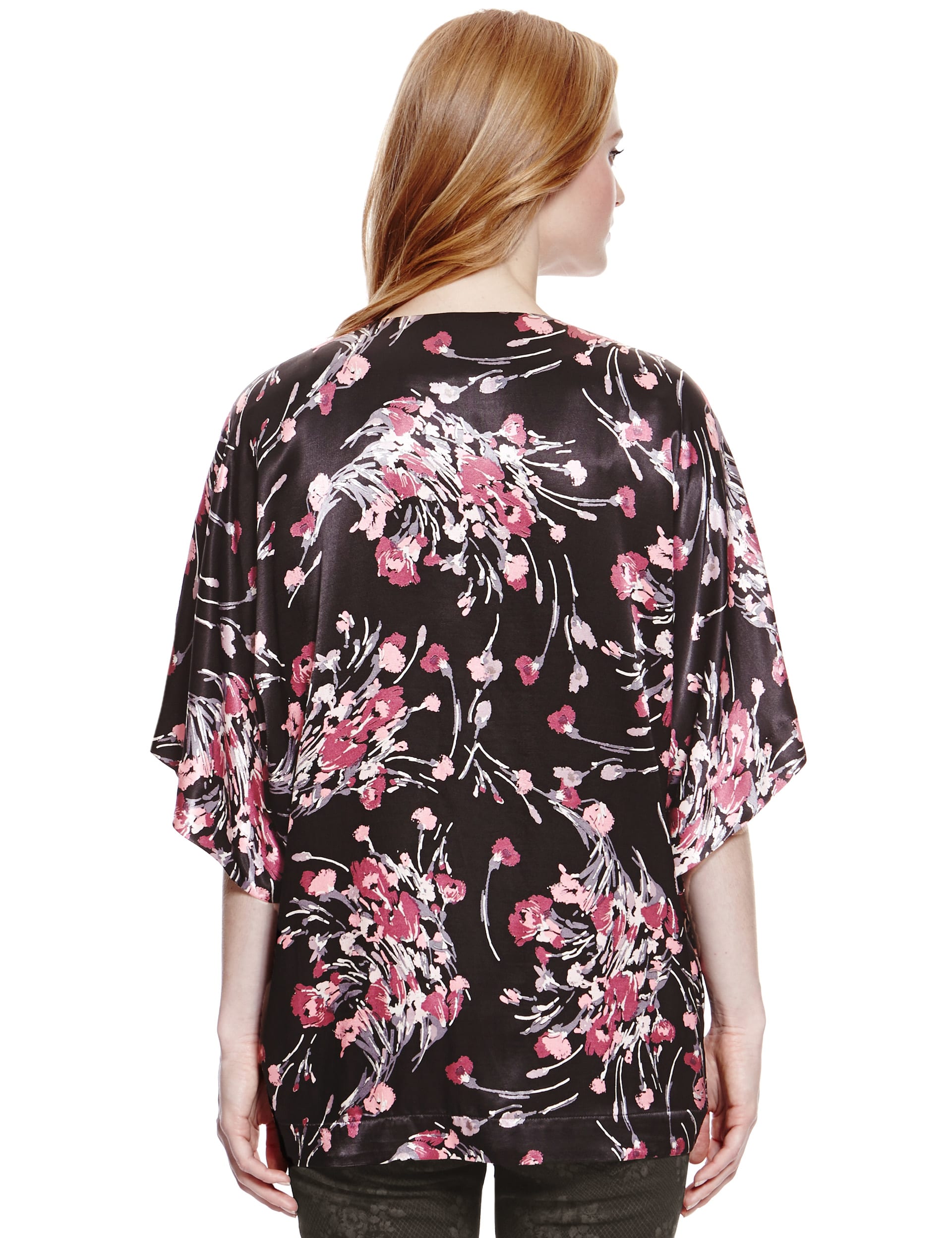 Floral Kimono Jacket Image 2 of 4