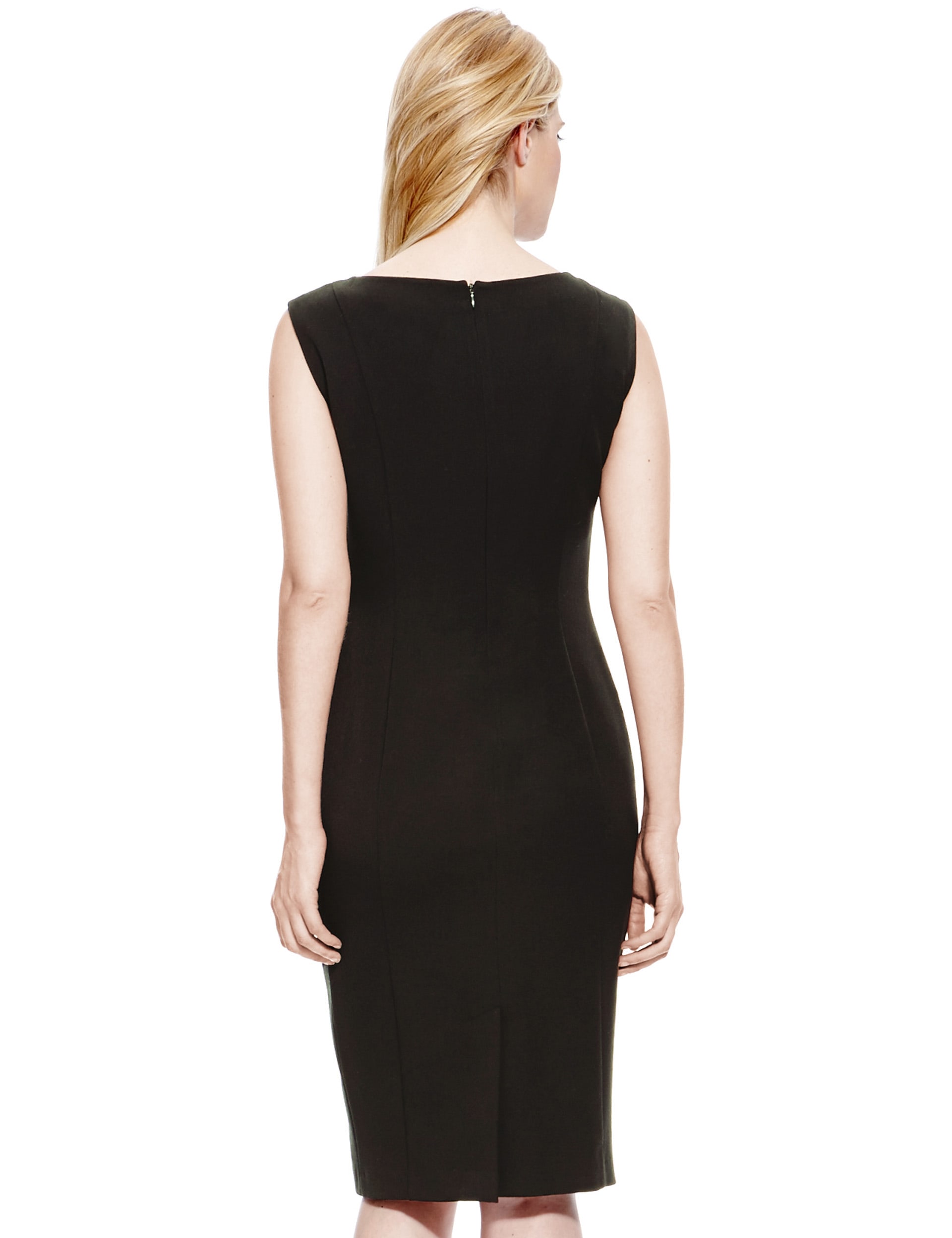 Double Welt Pocket Shift Dress Image 2 of 4
