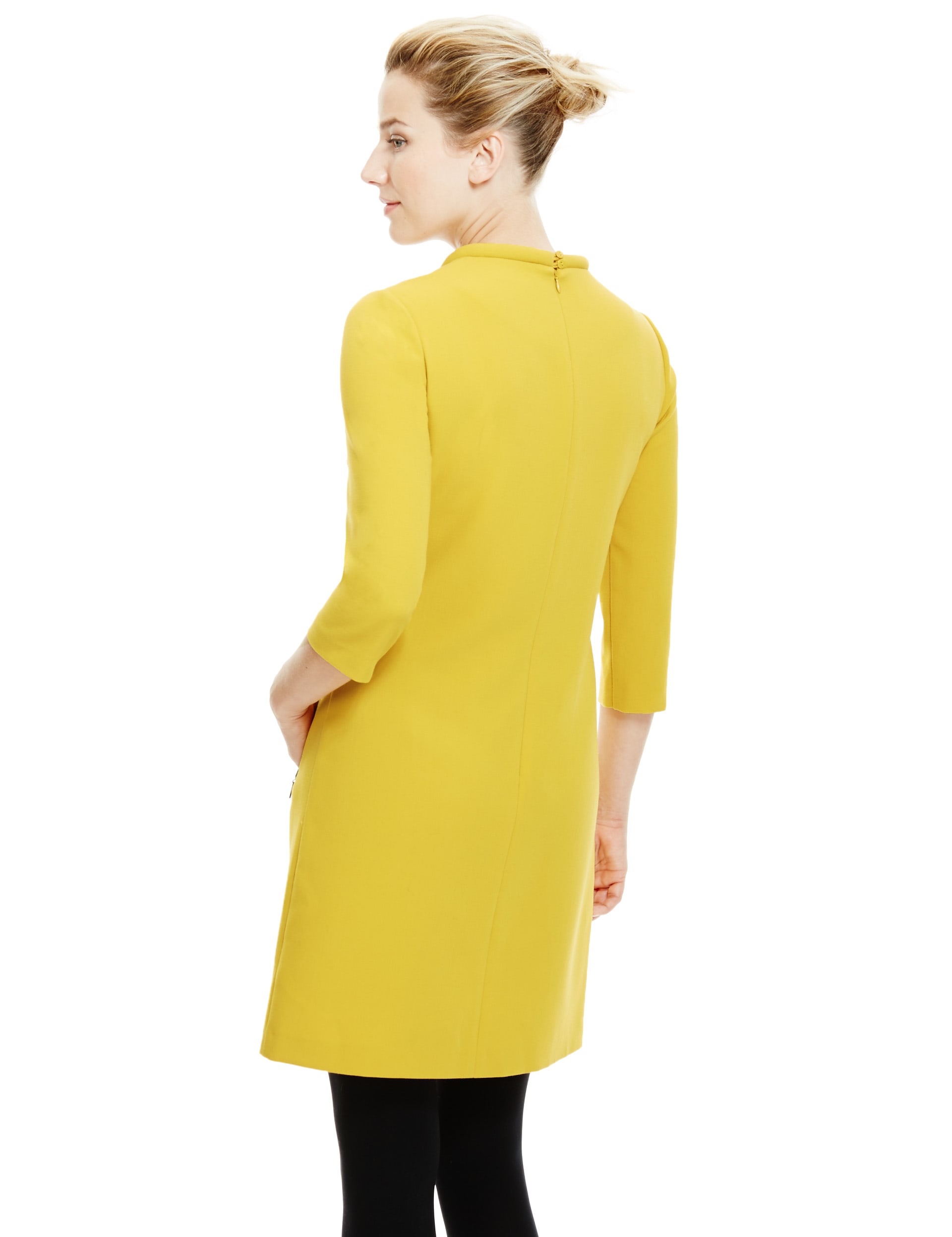 Twin Zip Pockets Tunic Dress Image 2 of 4
