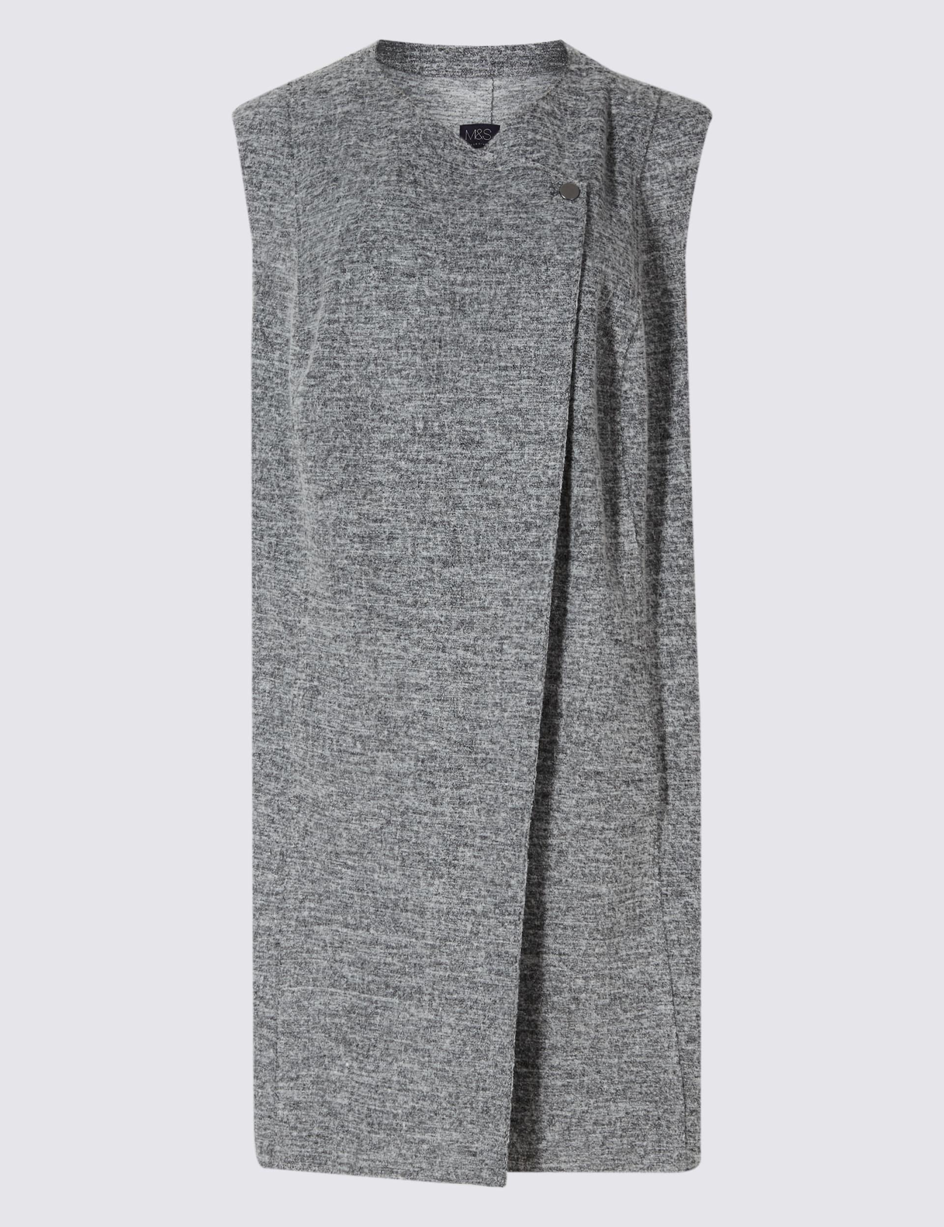 PLUS Wool Blend Sleeveless Jacket Image 2 of 5