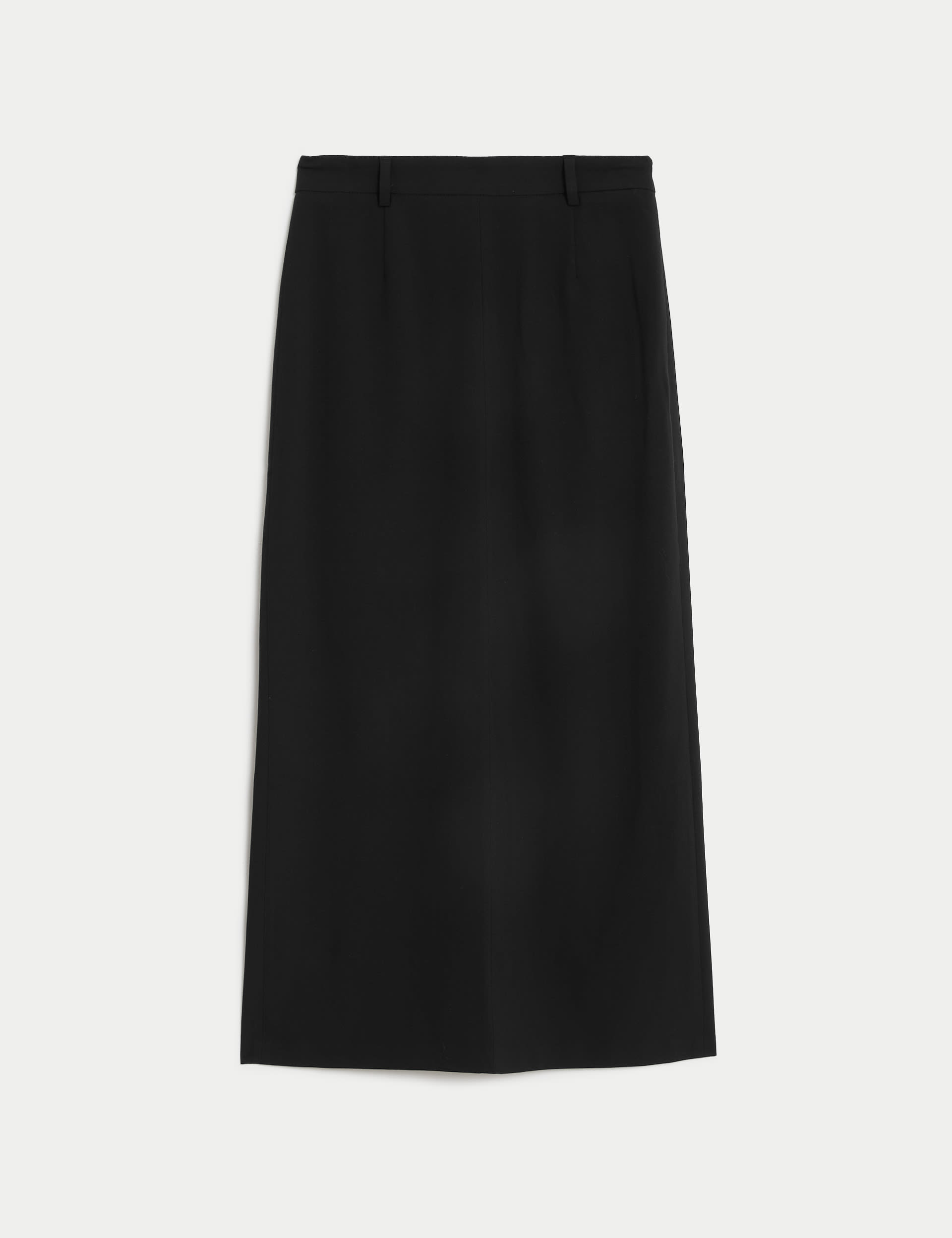 Split Back Maxi Column Skirt