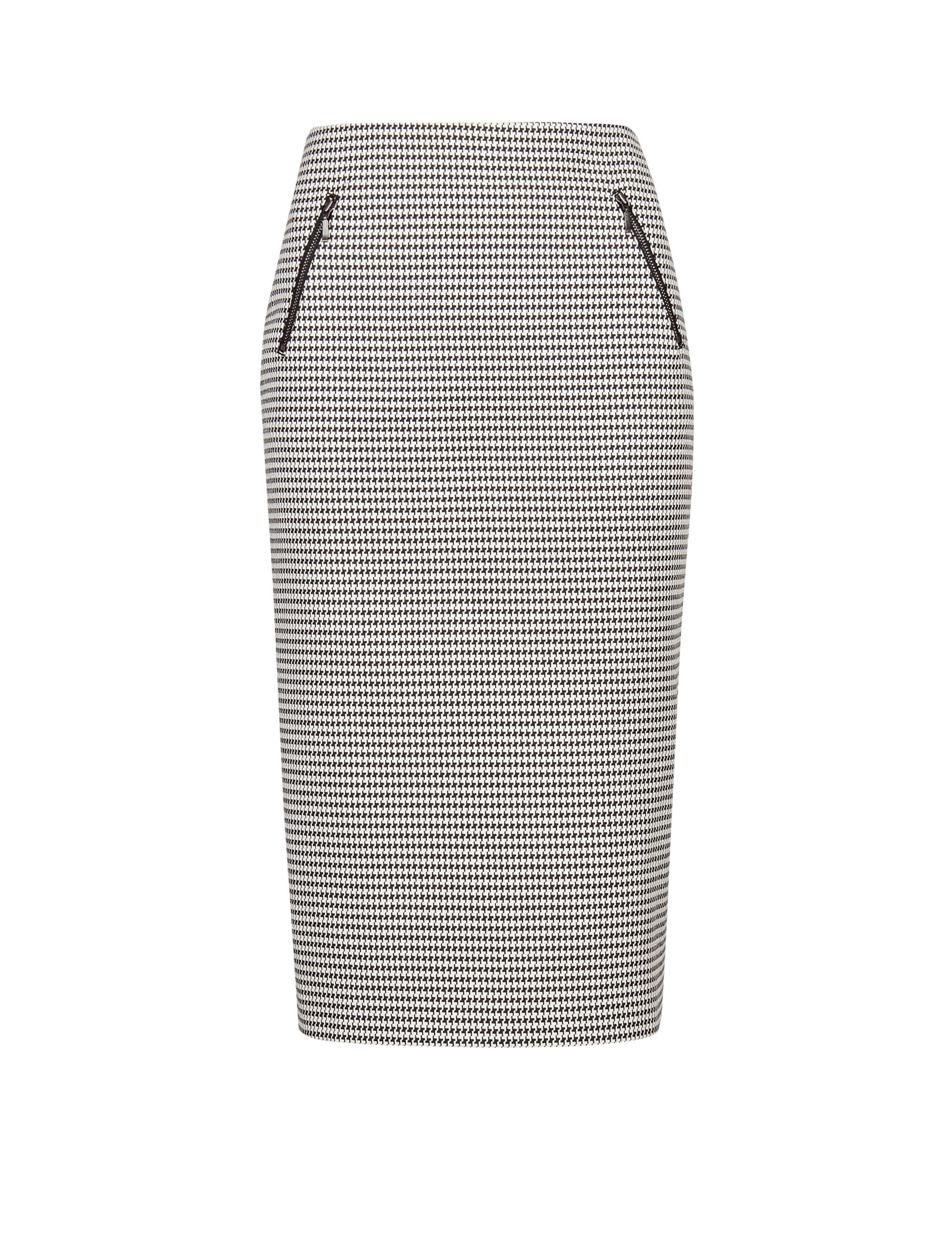 Dogtooth Print Pencil Skirt Image 2 of 4