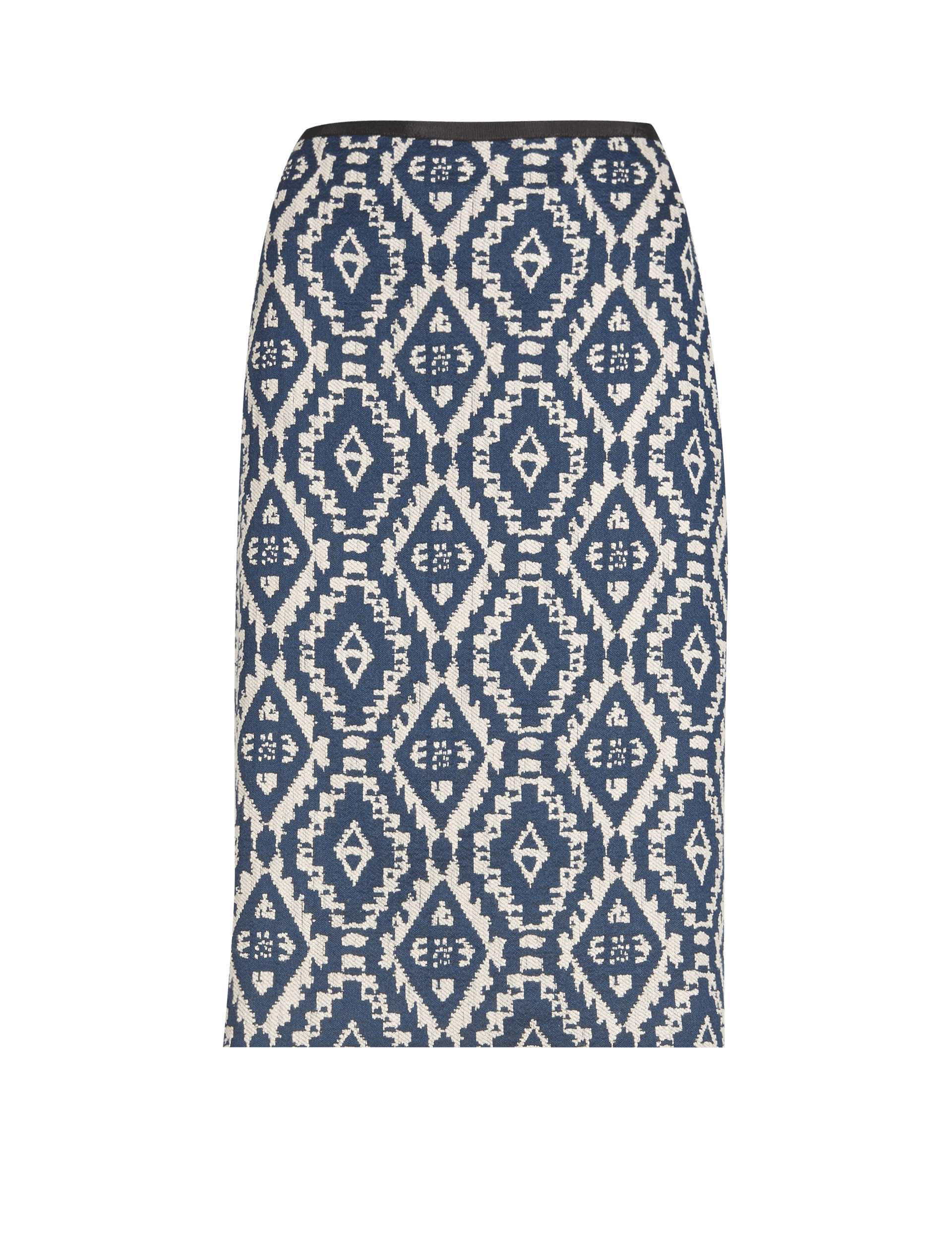 Tribal Print Jacquard Pencil Skirt Image 2 of 4