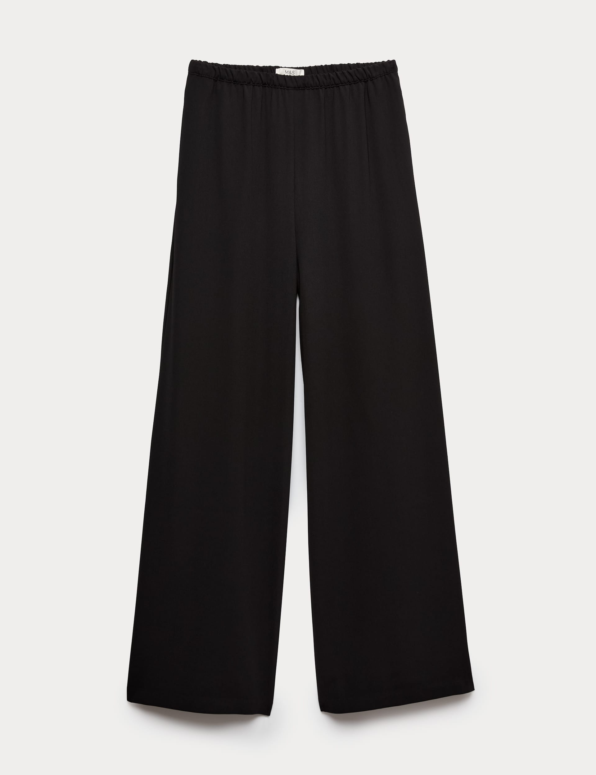 Mid Waist Stretchy Trousers Black main image 1