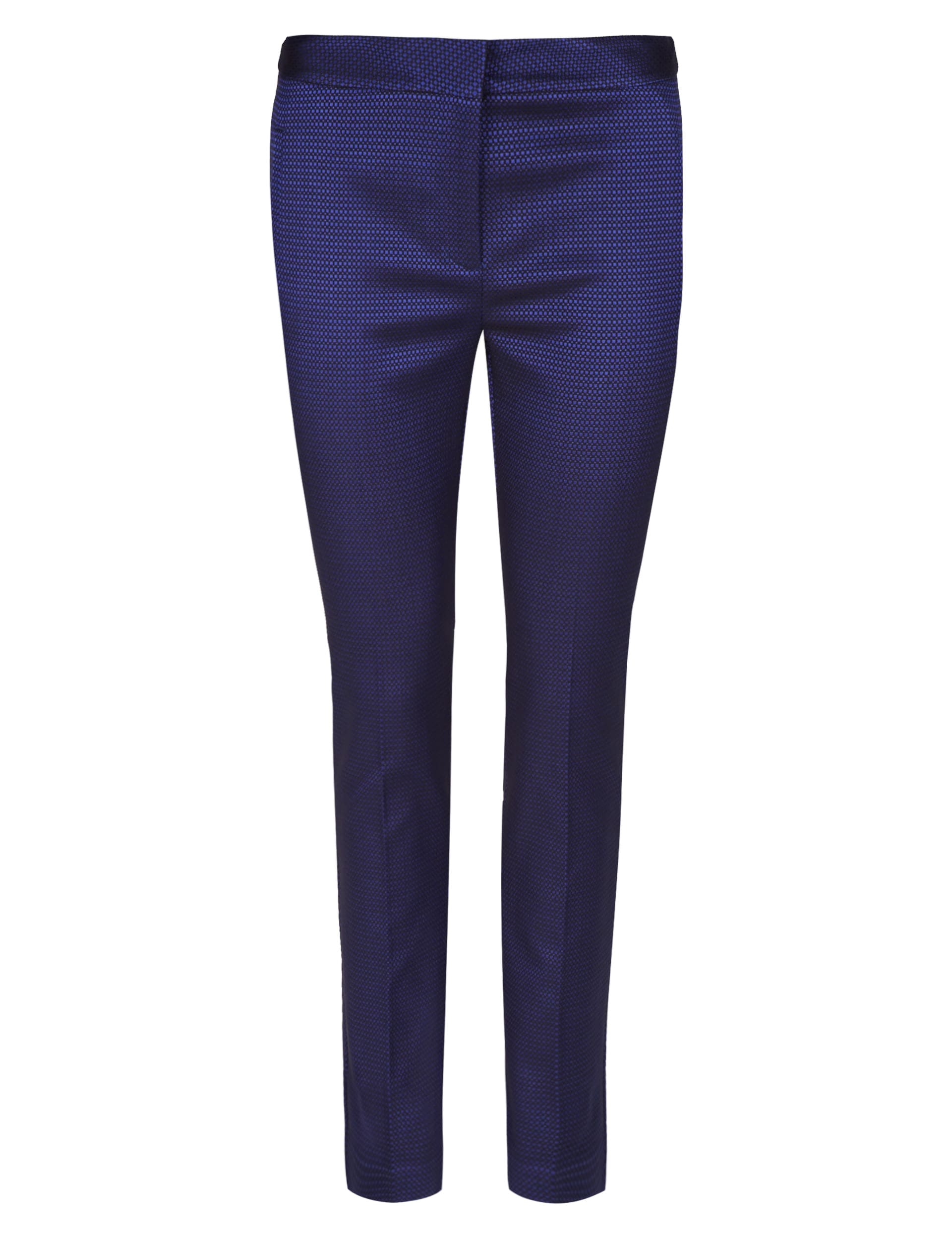 Modern Slim Leg Jacquard Trousers Image 2 of 6